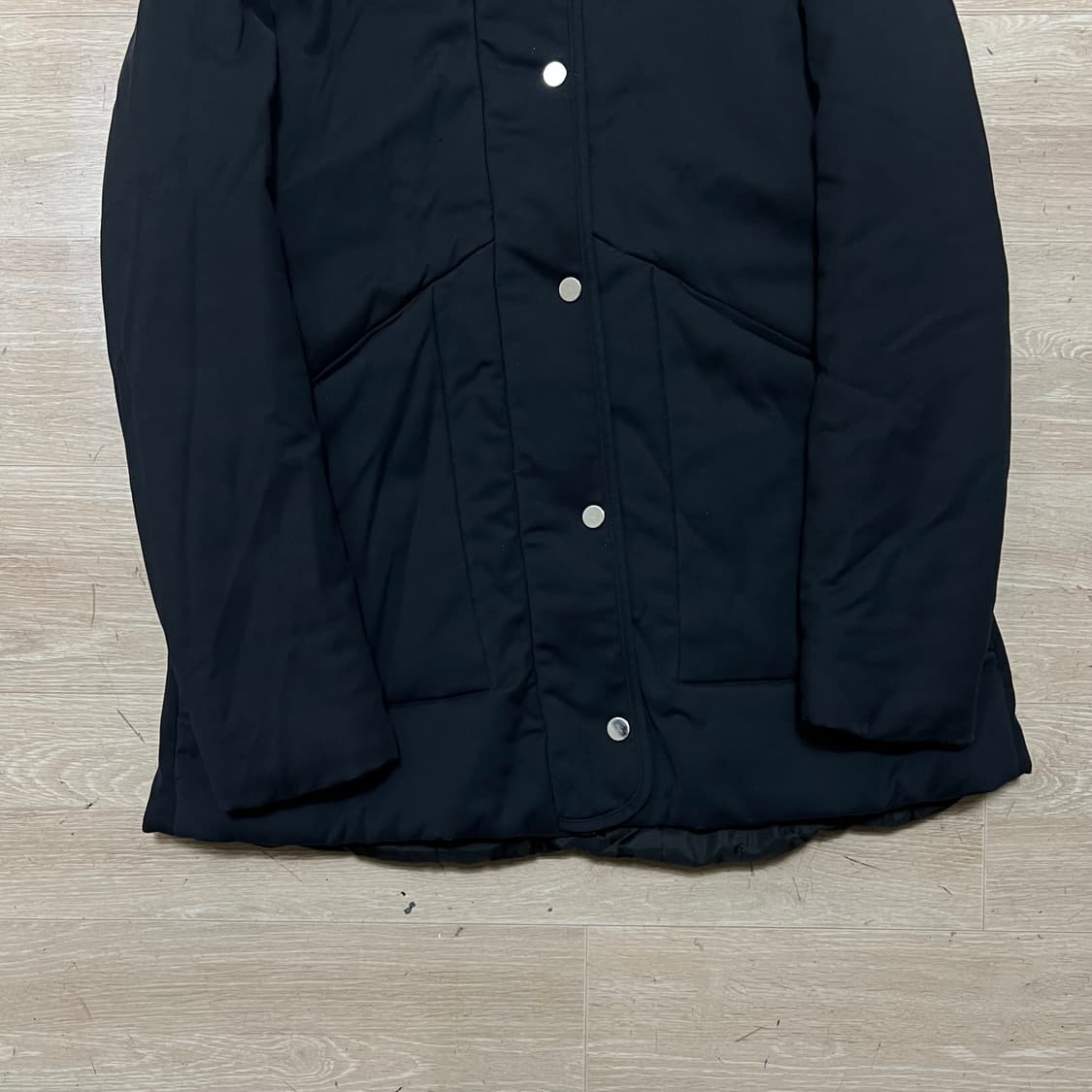 maje 마쥬 여성 프리미엄 비스코스 후드 패딩 [다크네이비] S/90 상품이미지3