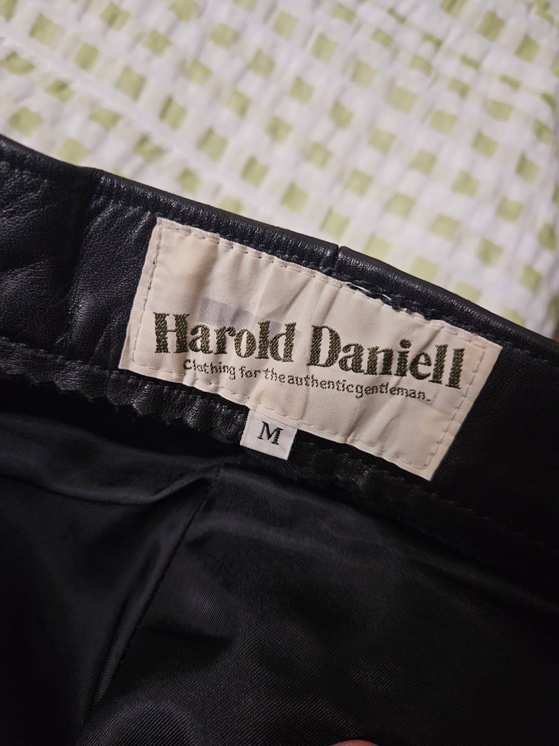 일본 빈티지 말가죽 레더 팬츠 상품이미지4