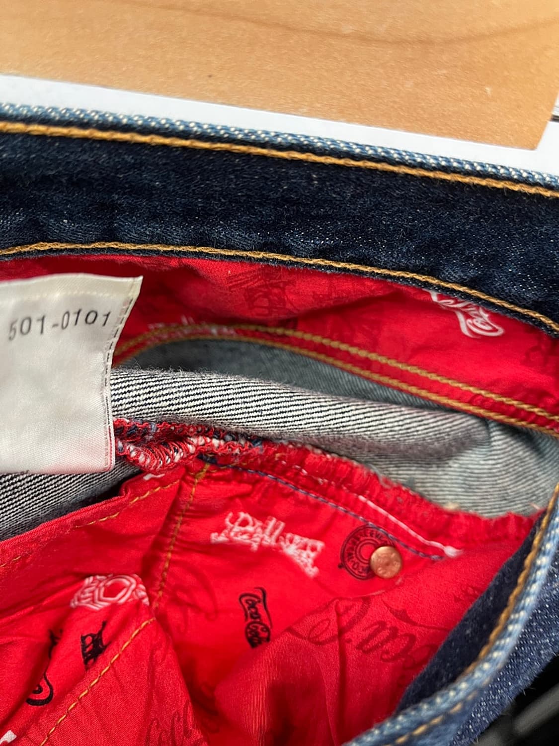 여) 리바이스 x 코카콜라 501 데님진 상품이미지8