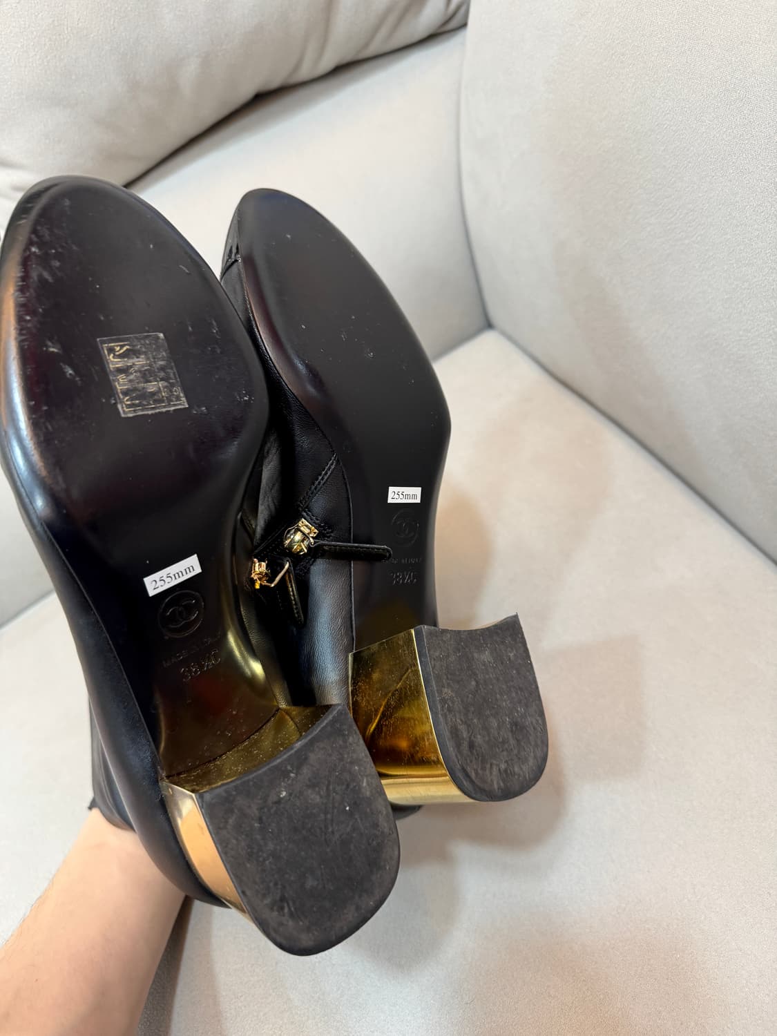 샤넬 투웨이 퀄팅 부츠 38.5사이즈  상품이미지3