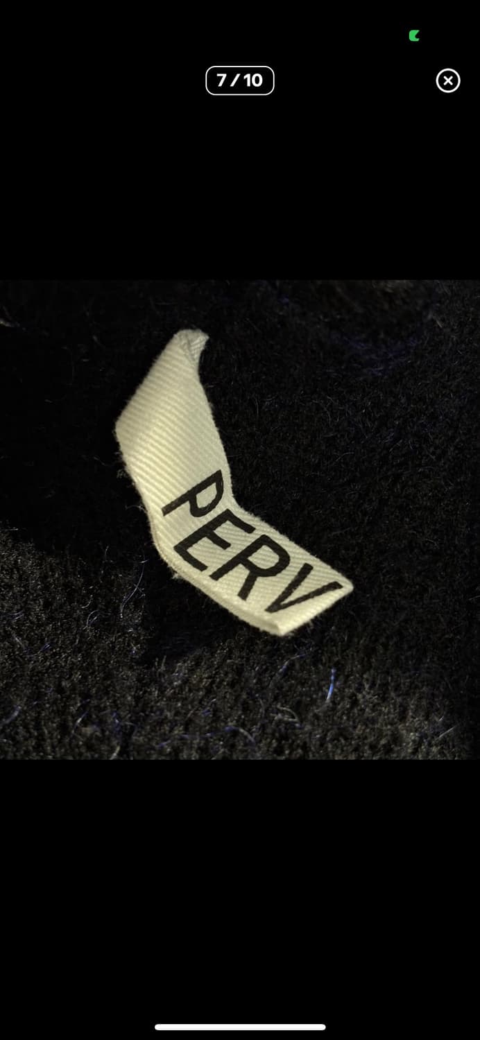 F) 퍼버즈 PERVERZE 모헤어 리버서블 데미지 가디건 상품이미지8