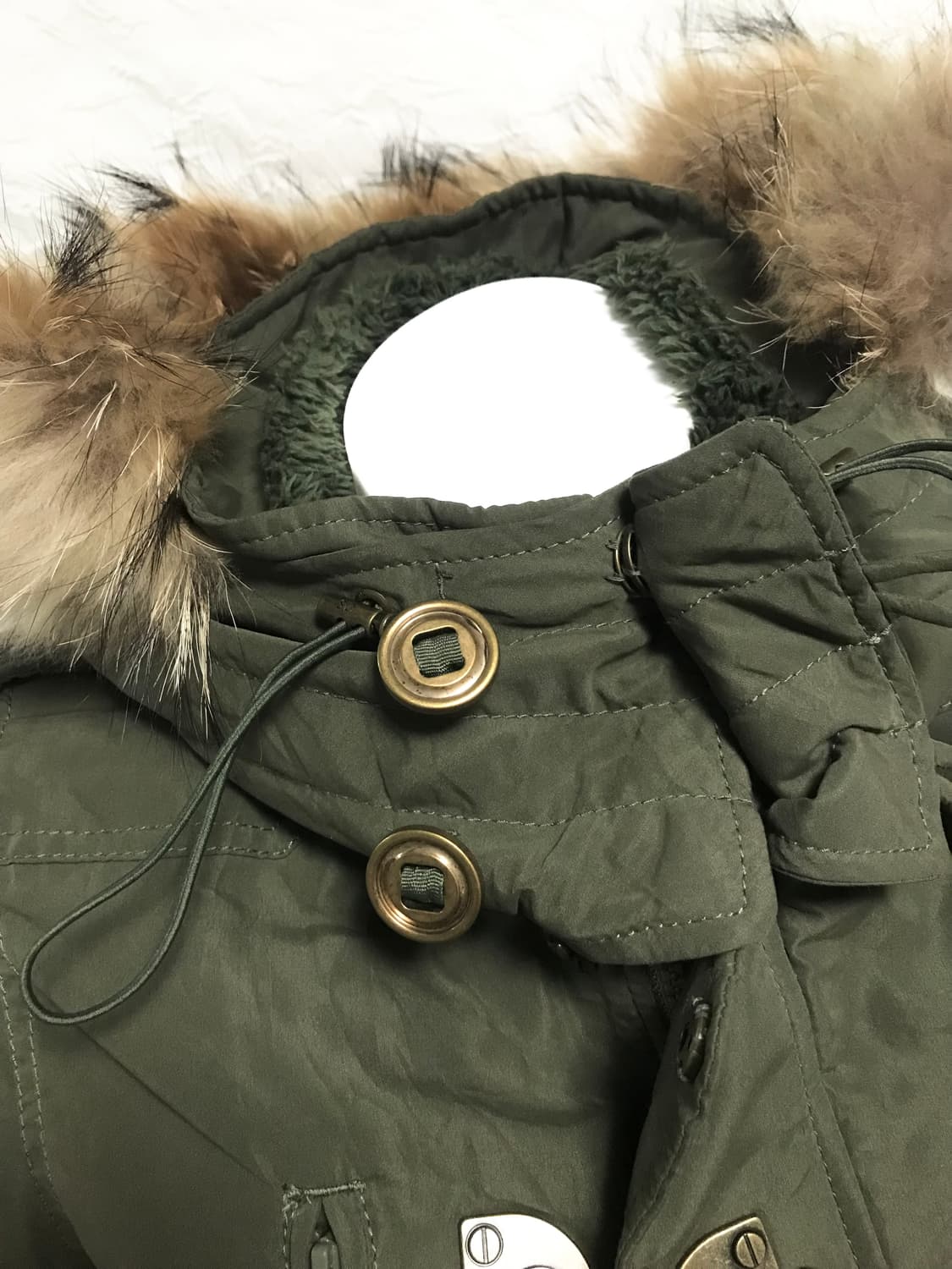 빈티지 sly 슬라이 00s y2k 라쿤퍼 후드 야상 점퍼 자켓 상품이미지6