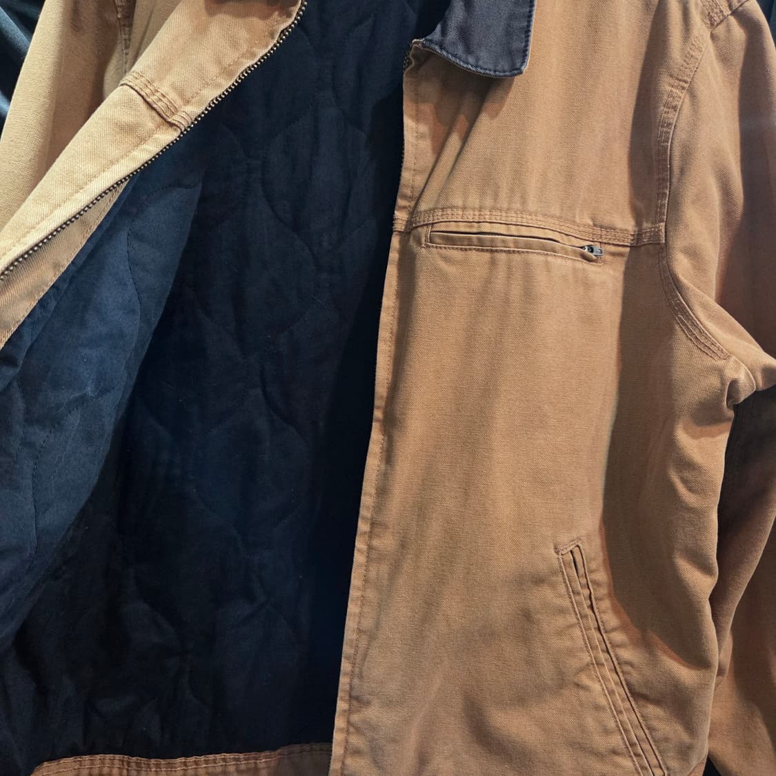 자라 스트럭처 점퍼 샌드베이지 상품이미지5