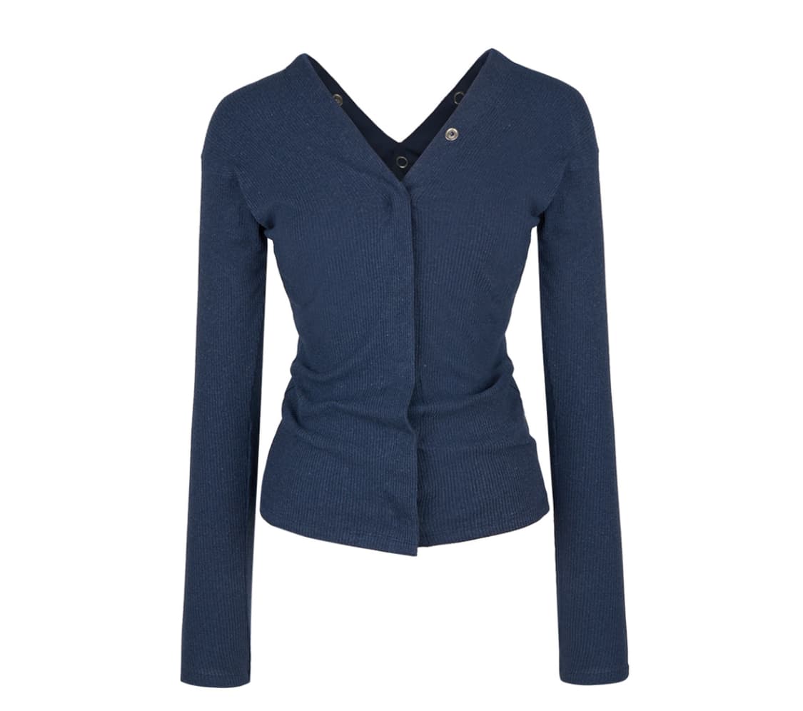 Baserange tav snap cardigan 상품이미지3