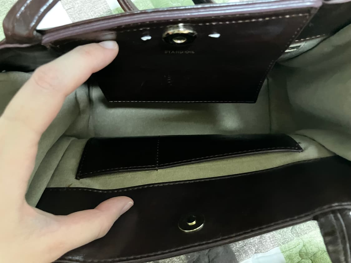 스탠드오일 오블롱 미니백 브라운/standoil 상품이미지3