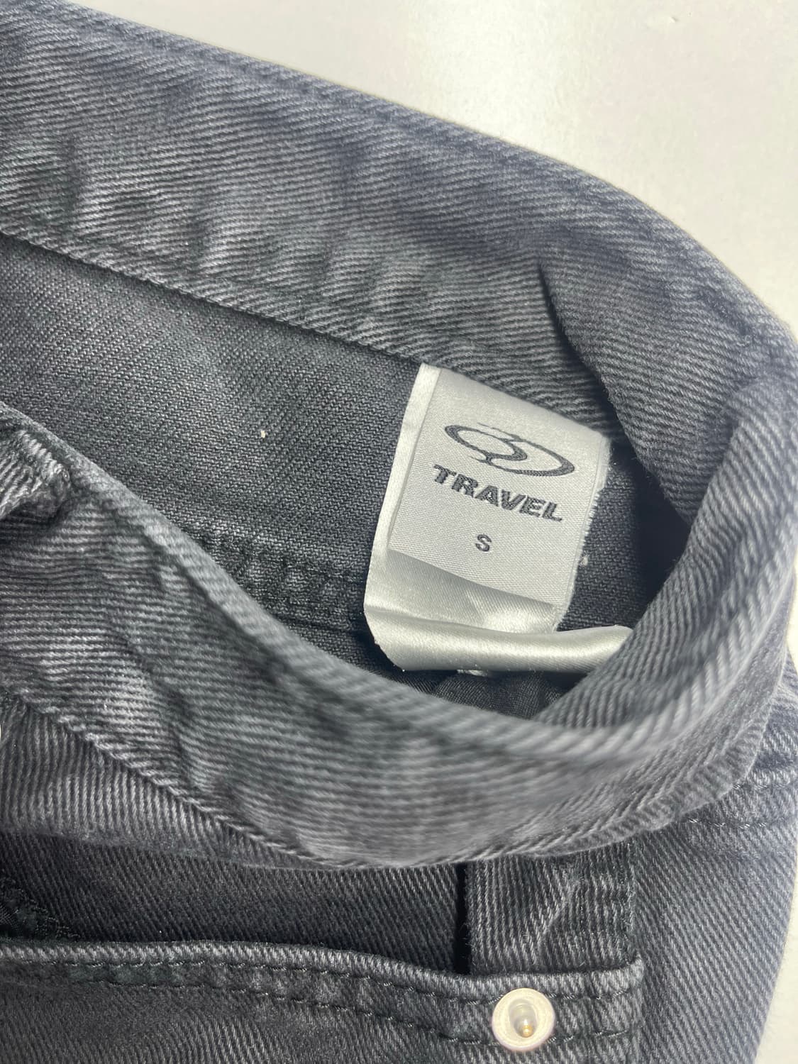 더블니 팬츠 블랙 S 상품이미지5