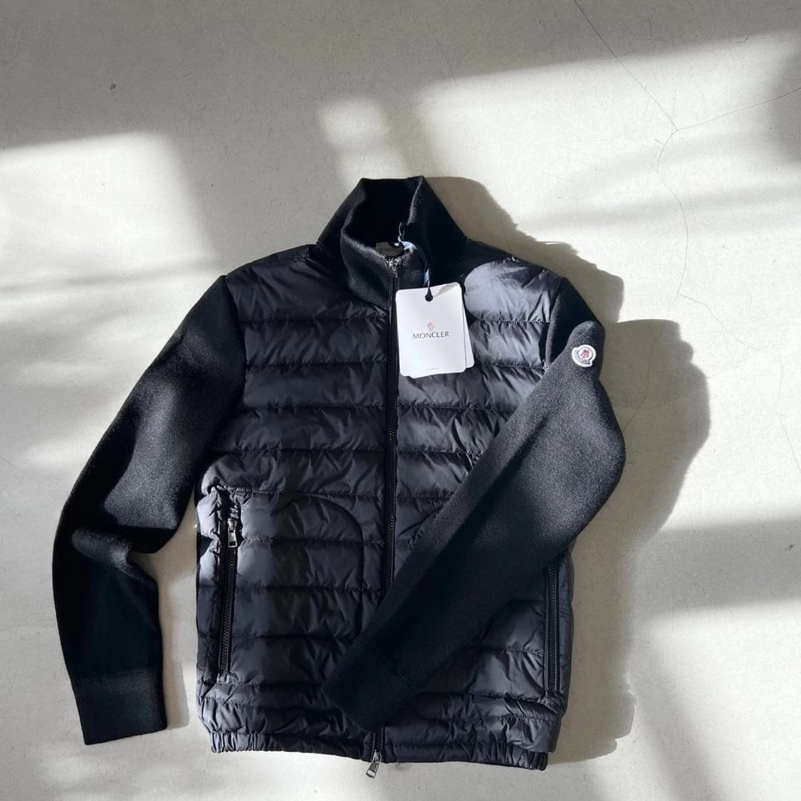 몽클레어 패딩 울 니트 가디건 상품이미지1