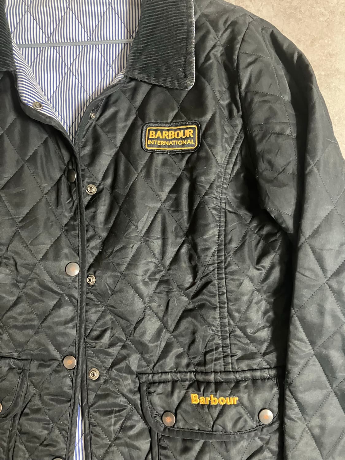 90s 바버 퀄팅 자켓 상품이미지2