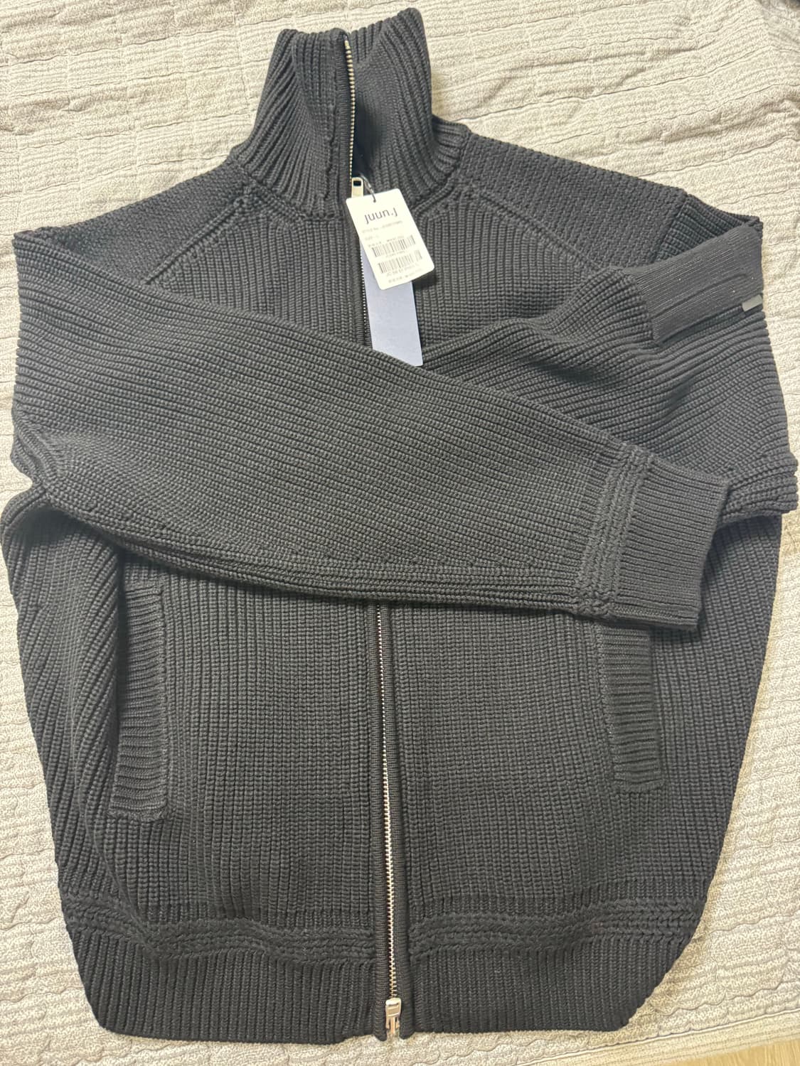 준지 25fw ma1 포켓 하이넥 집업 가디건 상품이미지1