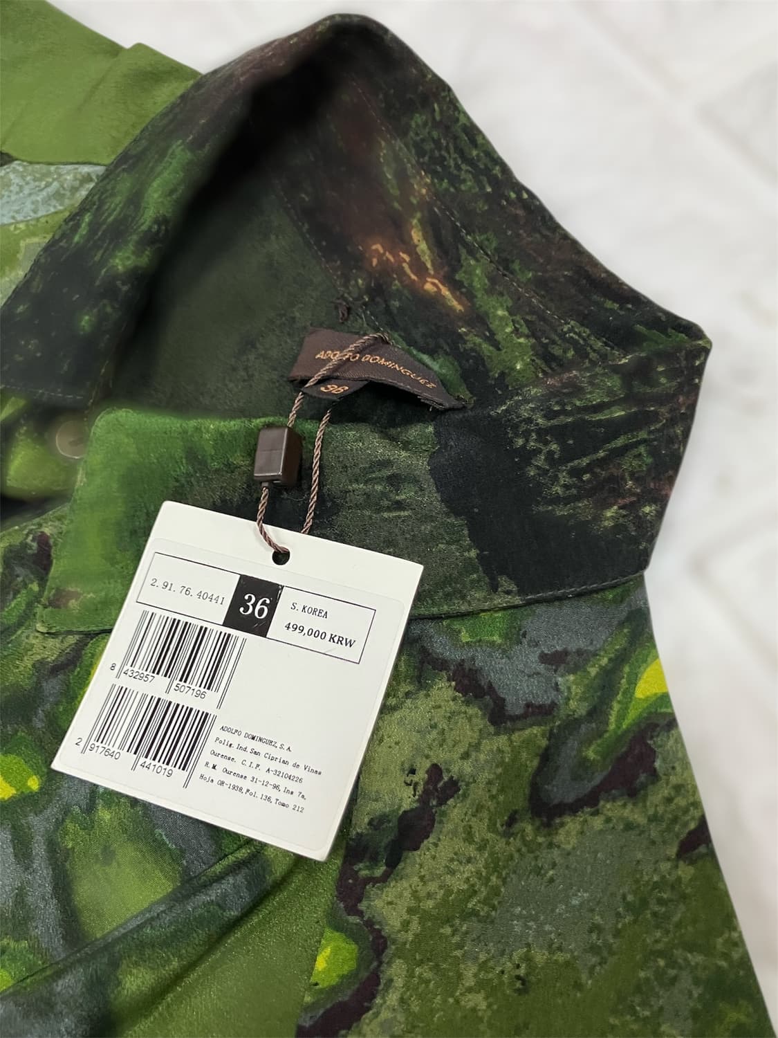 아돌프 도밍게즈 얇은 원피스 가운 S 상품이미지4