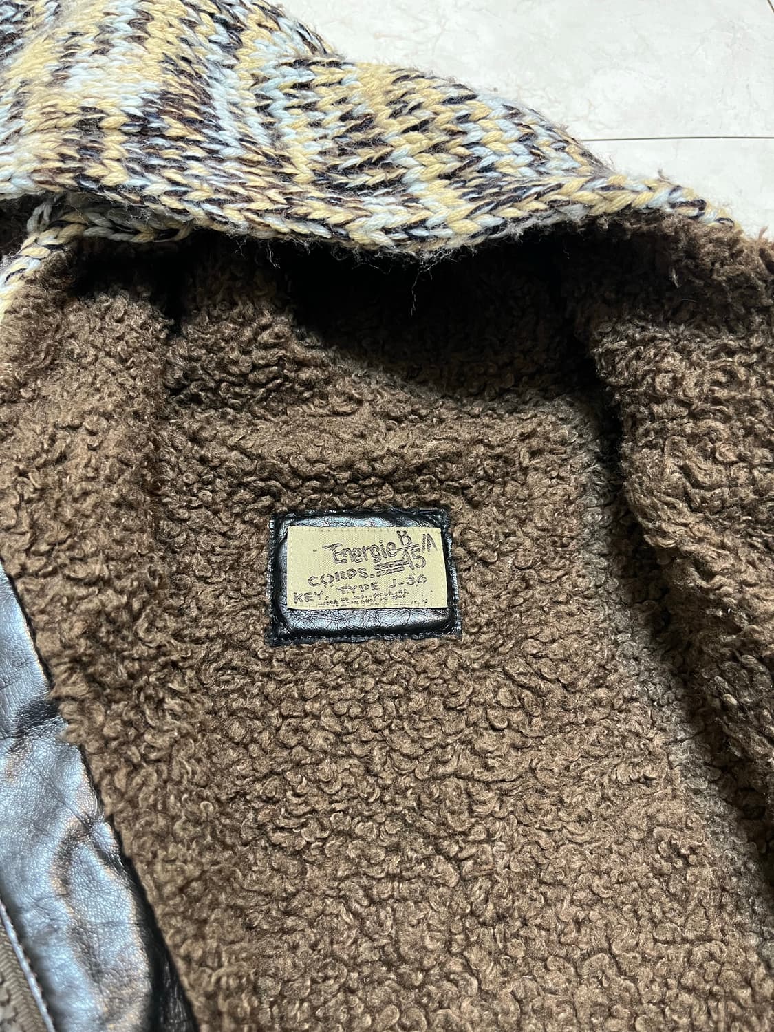 Made in italy Energie 니티드 투웨이 후드집업 자켓 상품이미지10