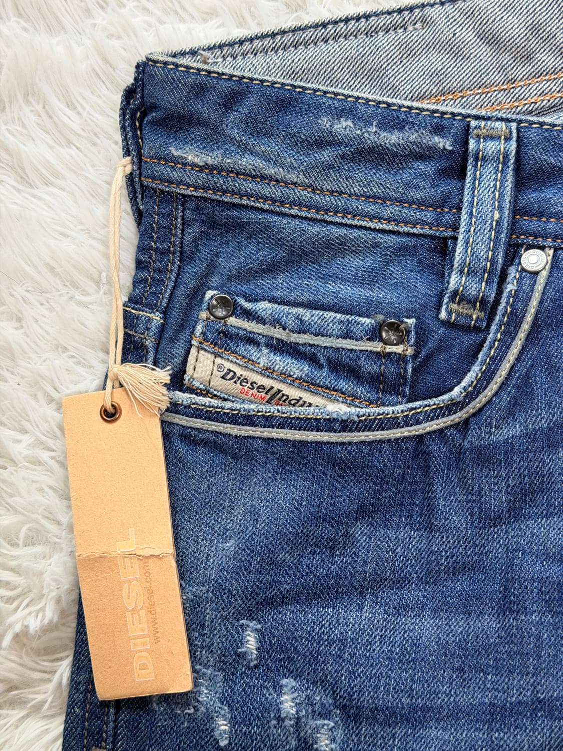 디젤(Diesel) KOFFHA 00772 아카이브 슬림 부츠컷 데님 상품이미지4