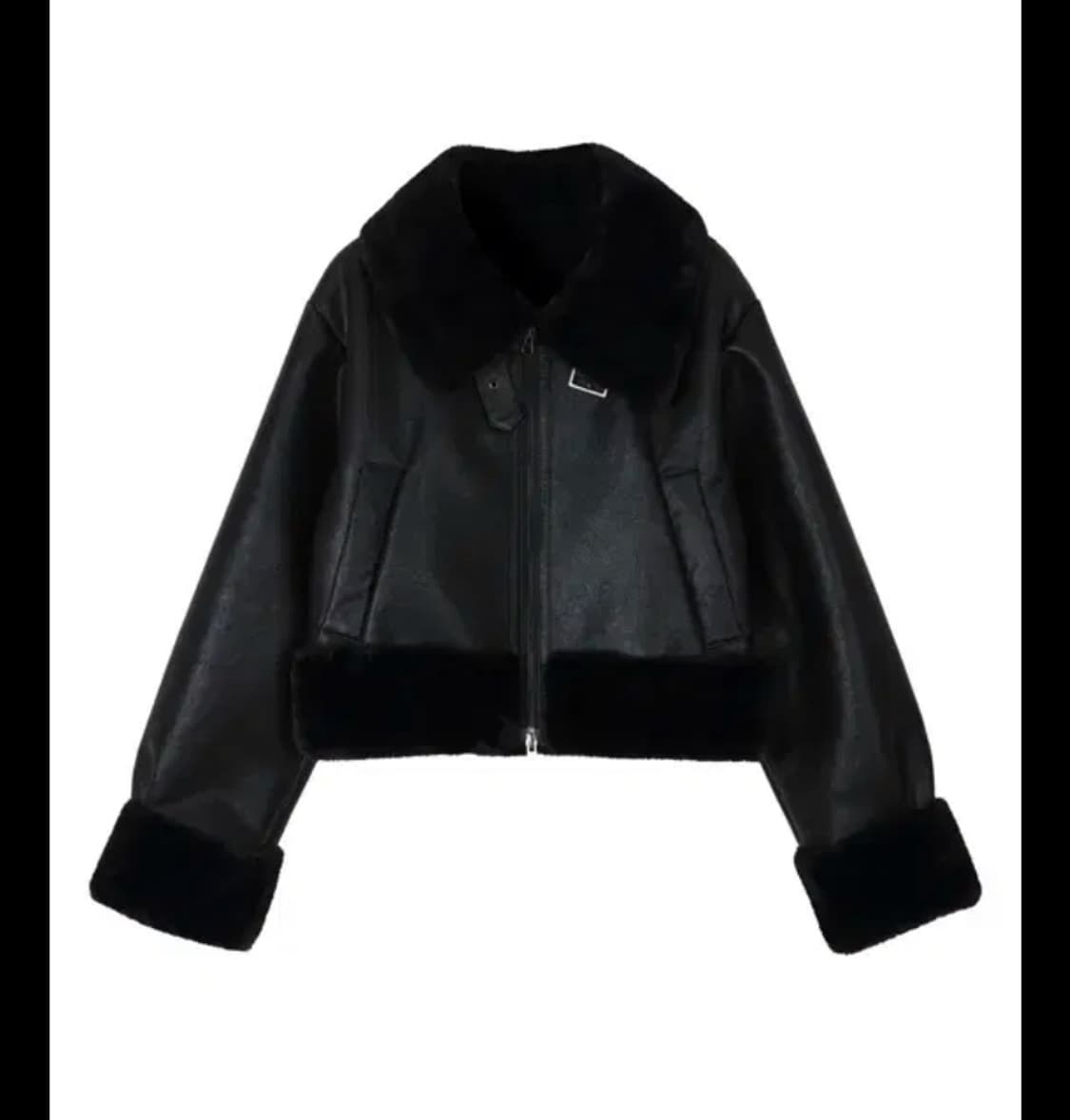 보헤미안서울 무스탕 블랙 상품이미지1