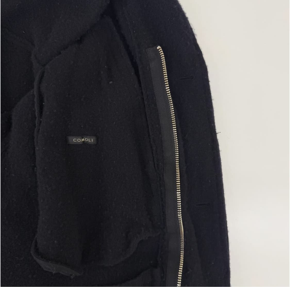 코모리 축융 울 밀리터리 자켓 상품이미지5