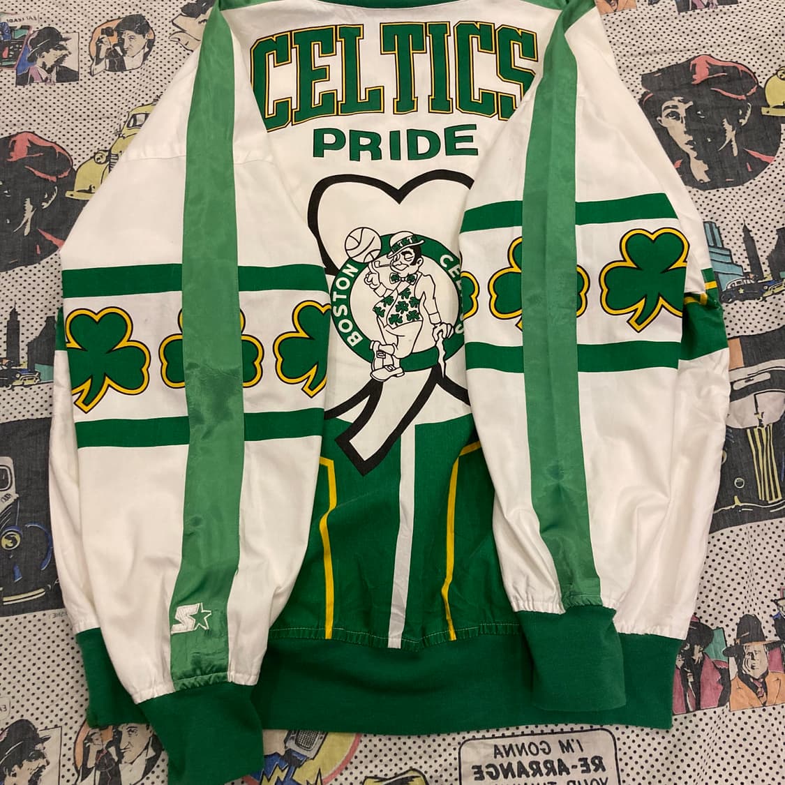 90s 스타터 보스턴 셀틱스 프린팅 져지 티셔츠 상품이미지7