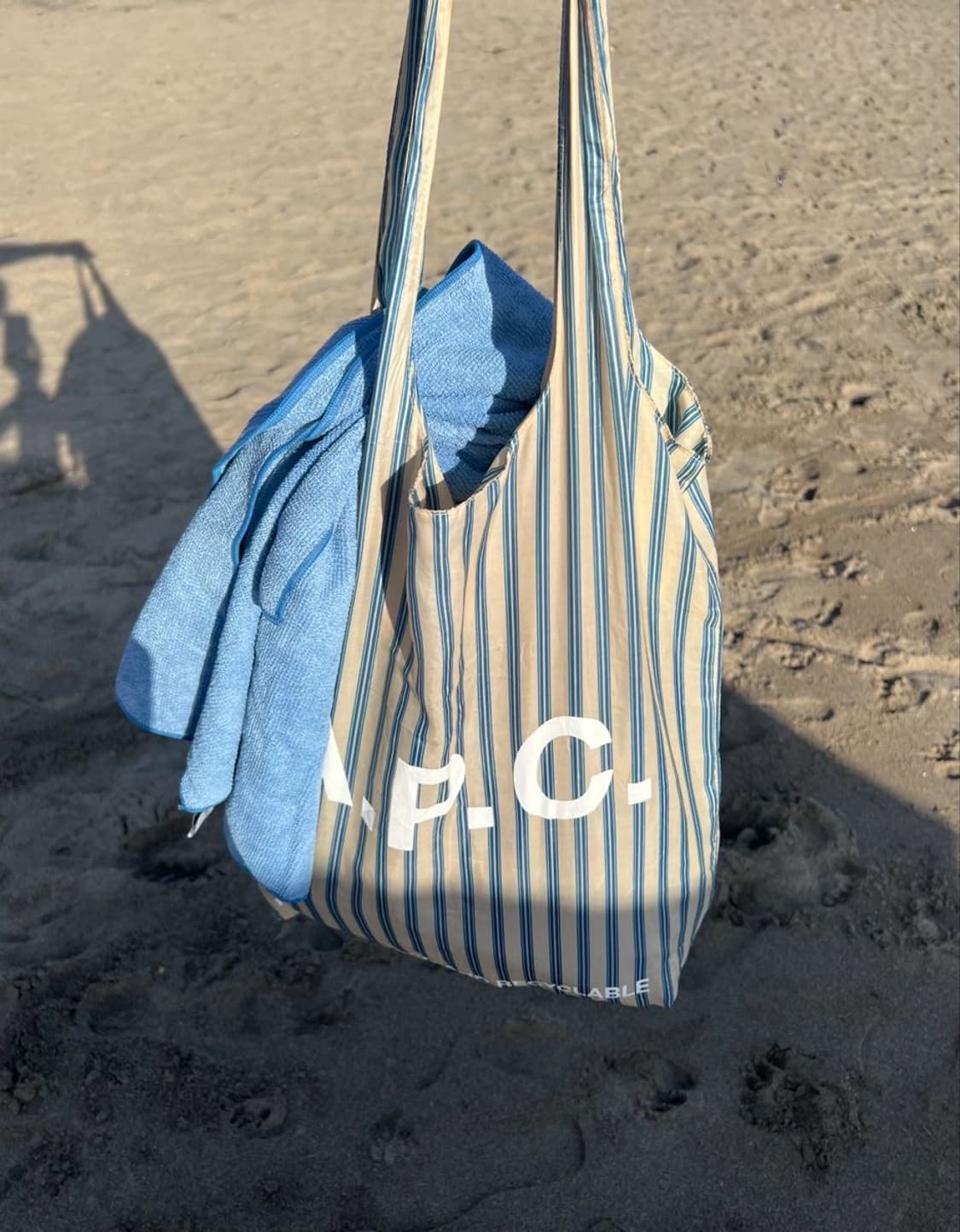 아페쎄 리사이클링 백 블루 상품이미지1