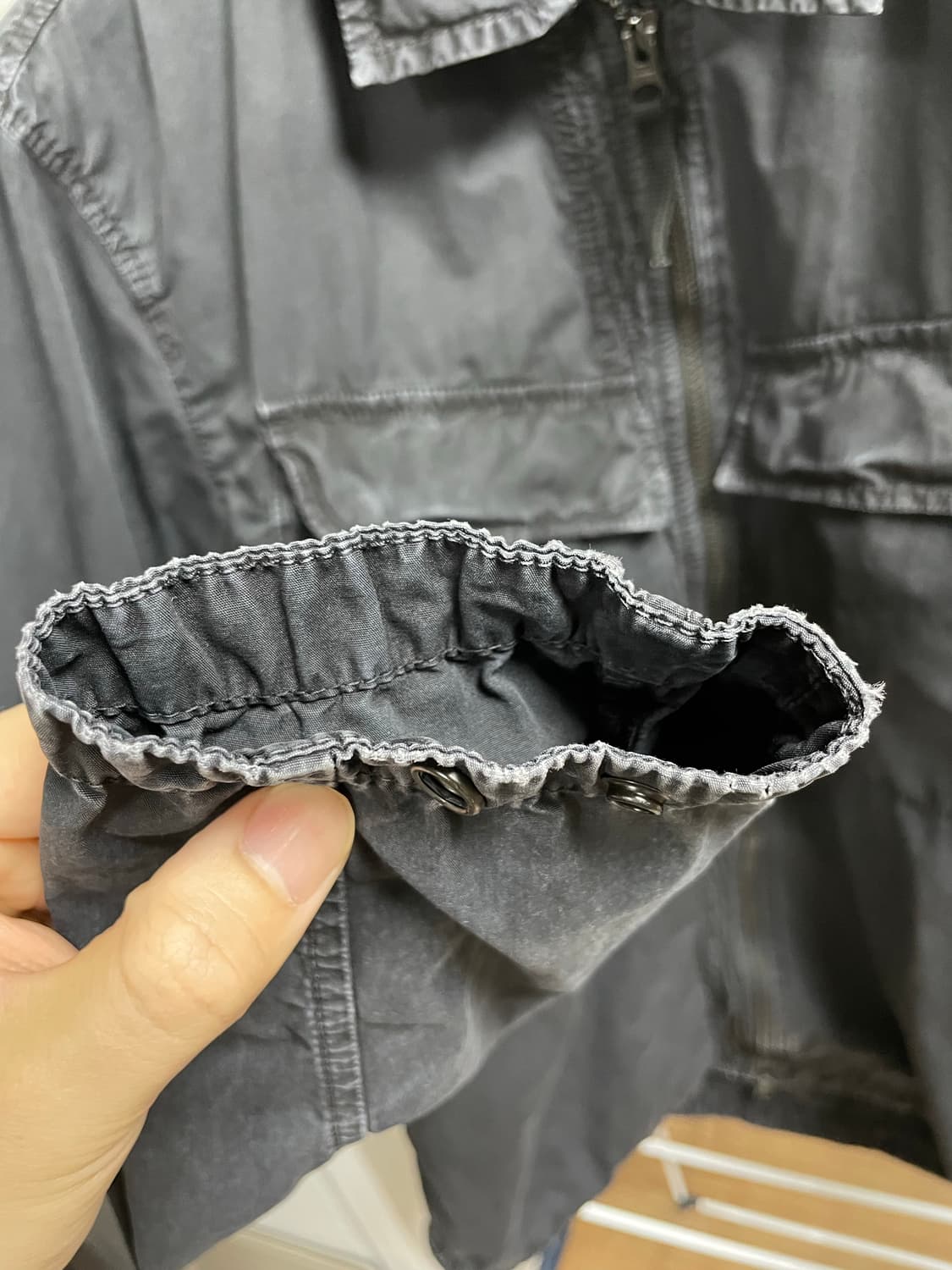 22FW스톤아일랜드 오버셔츠 자켓 100-L 블랙 상품이미지4