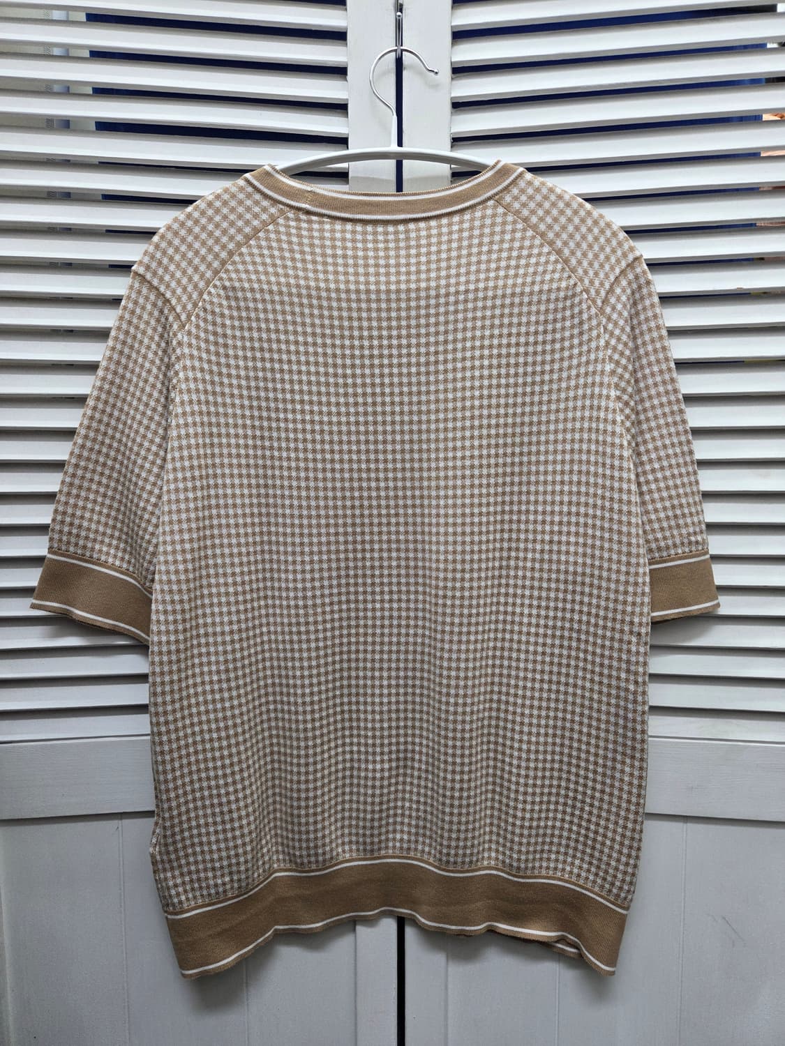 존스메들리 체크 니트 상품이미지3