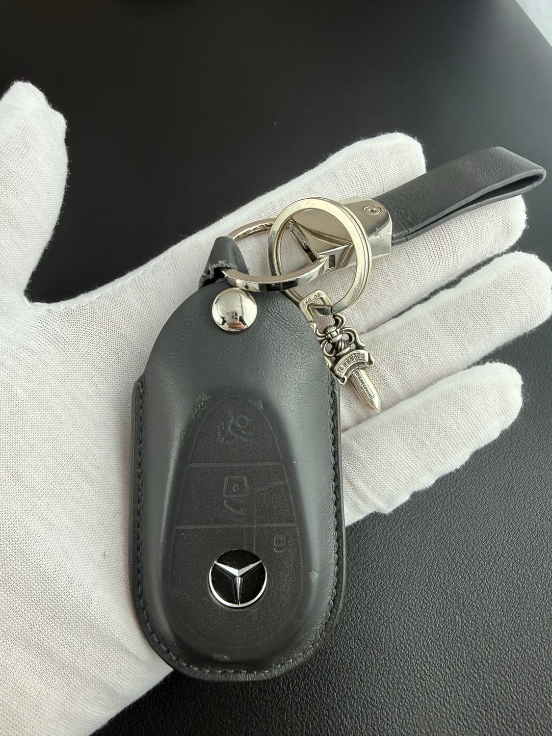 크롬하츠 5대거 키링 상태 최상 상품이미지1