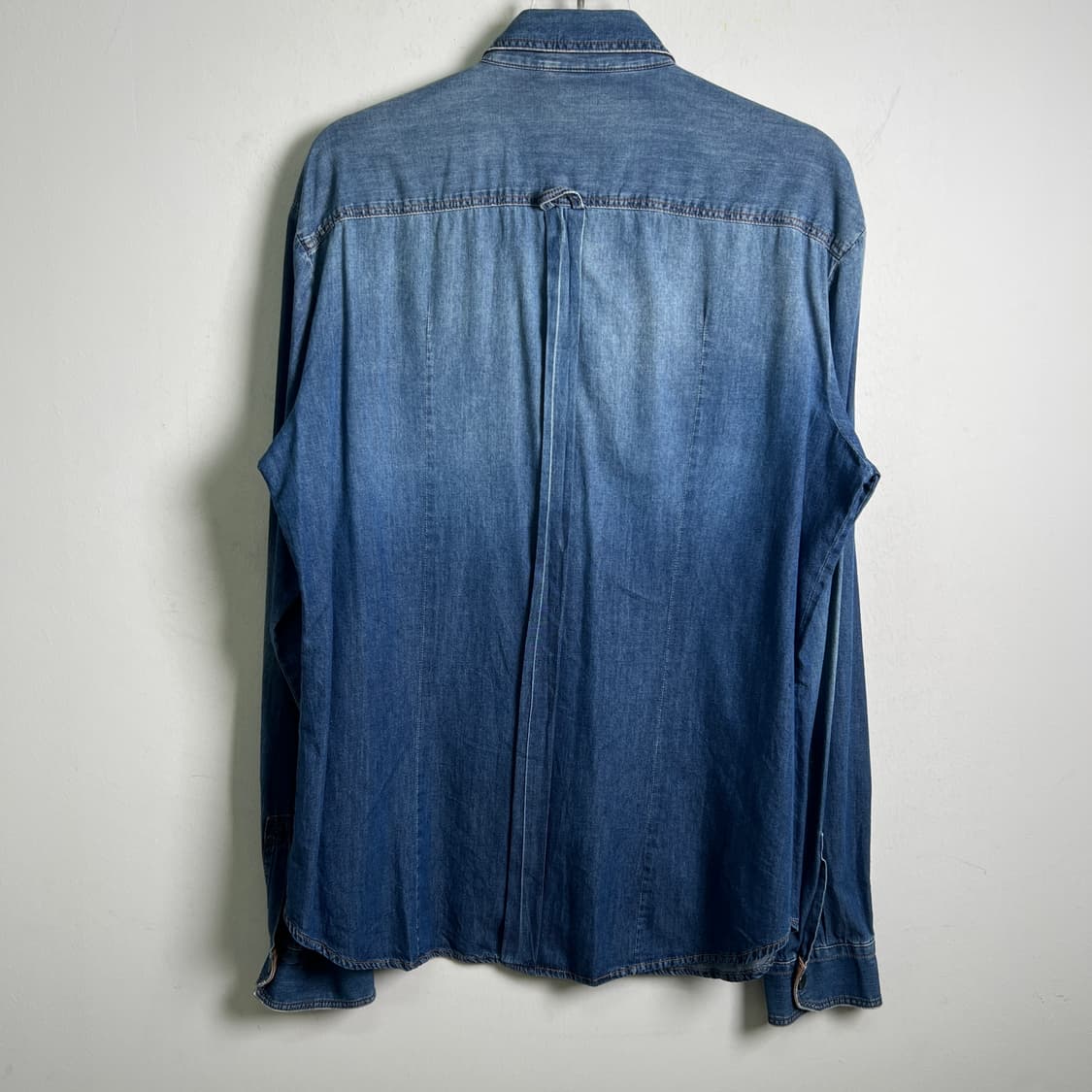 돌체앤가바나 스웨이드 패치 포켓 웨스턴 데님 셔츠 50 상품이미지6