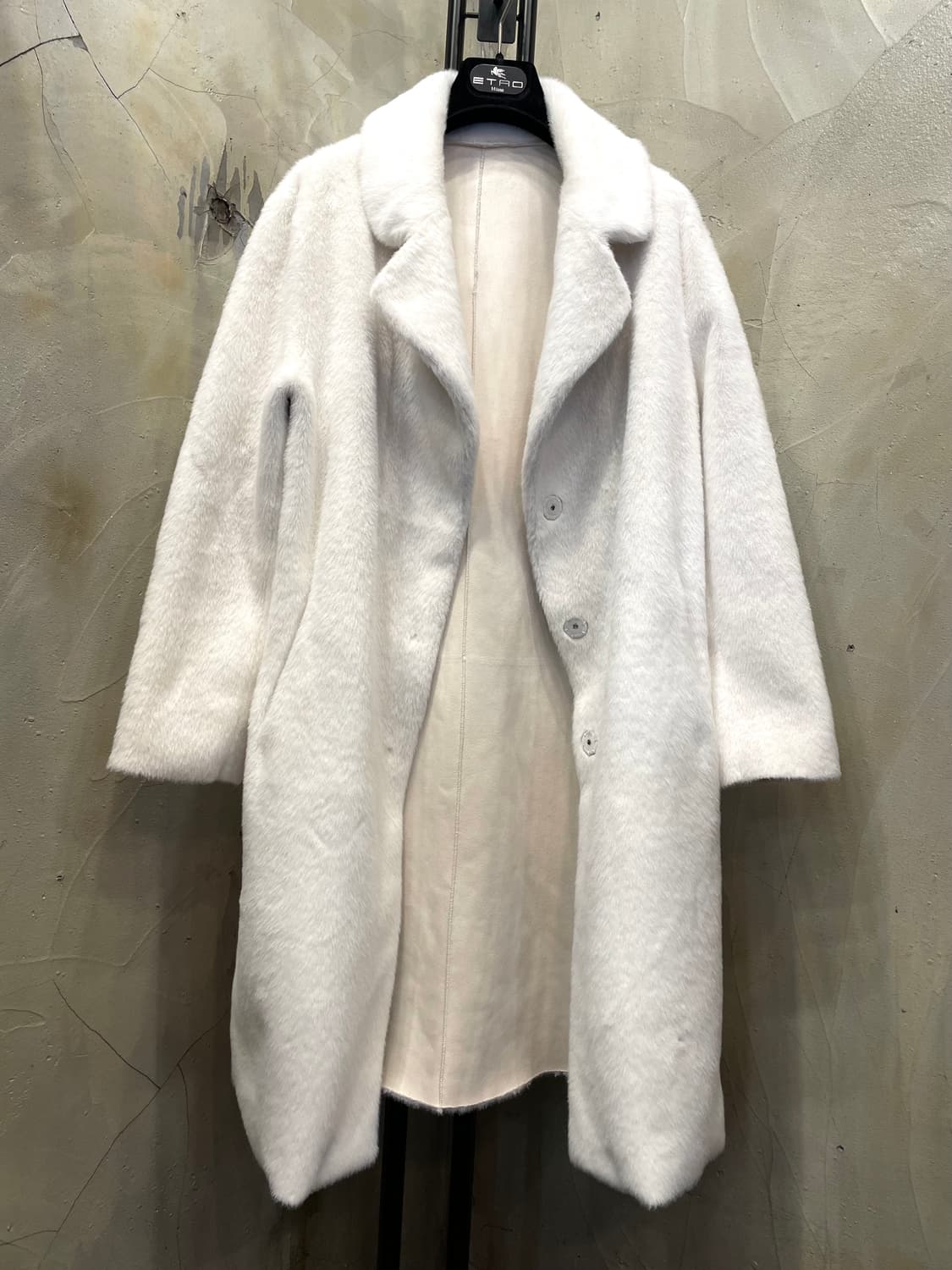 100% 알파카 롱코트 55~66 상품이미지1