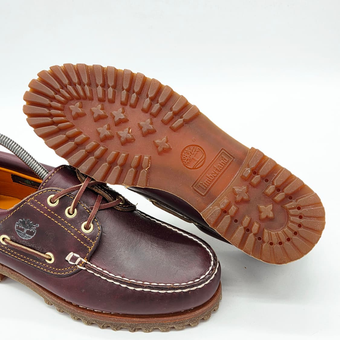  팀버랜드 50009 클래식 3아이 보트슈즈 버건디 (8 M)  상품이미지3