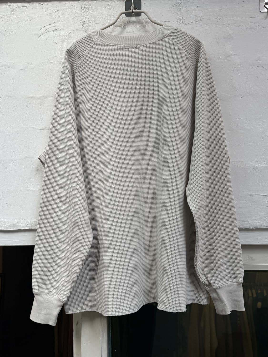 Lady White USA 코튼 와플 롱 슬리브 티셔츠 L 상품이미지7