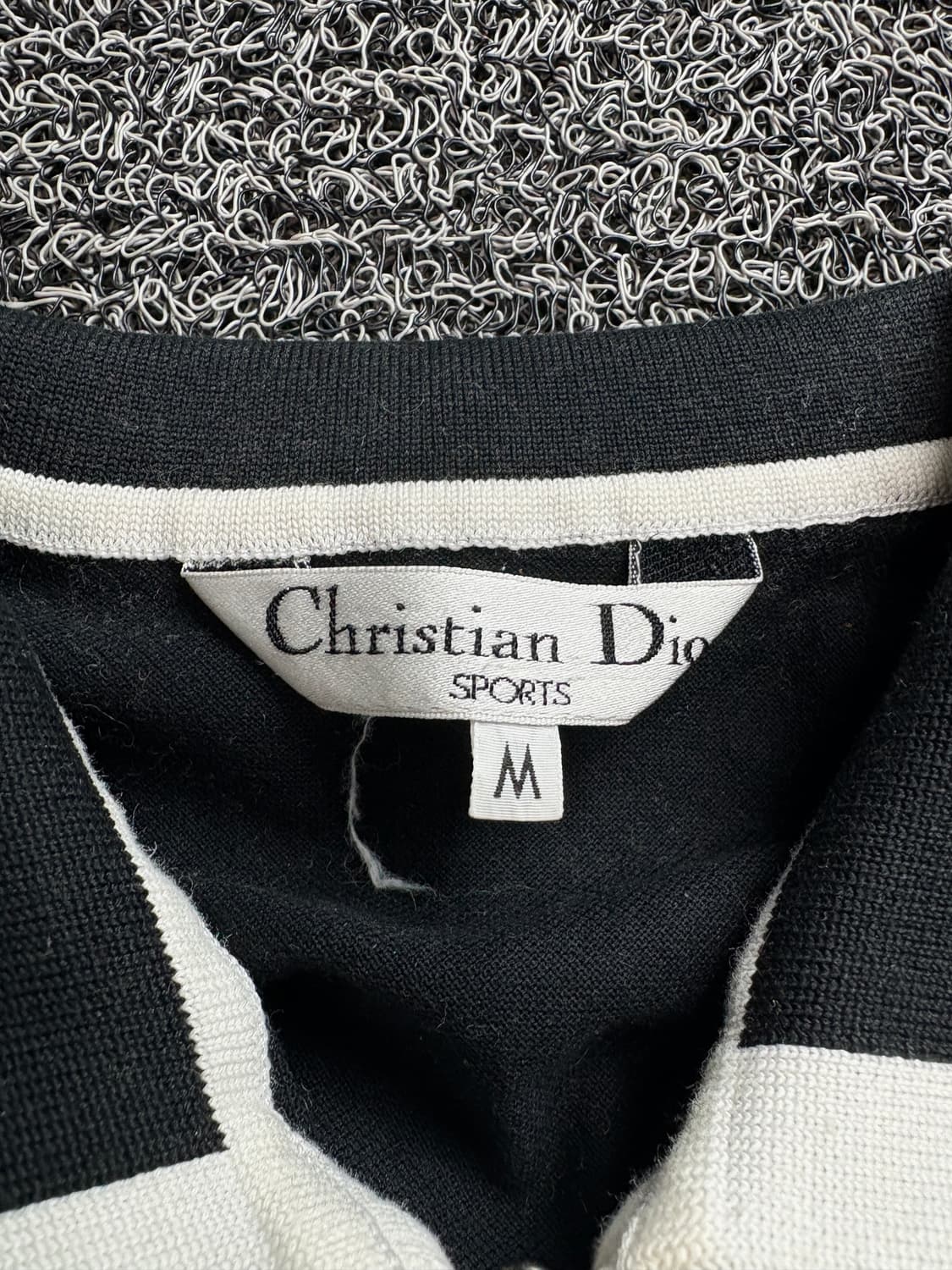 90s 크리스찬 디올 롱슬리브 반집업 맨투맨 2933 상품이미지3