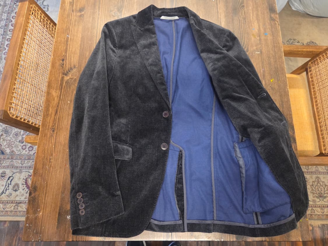 아르마니 꼴레지오니 벨루어자켓 상품이미지7