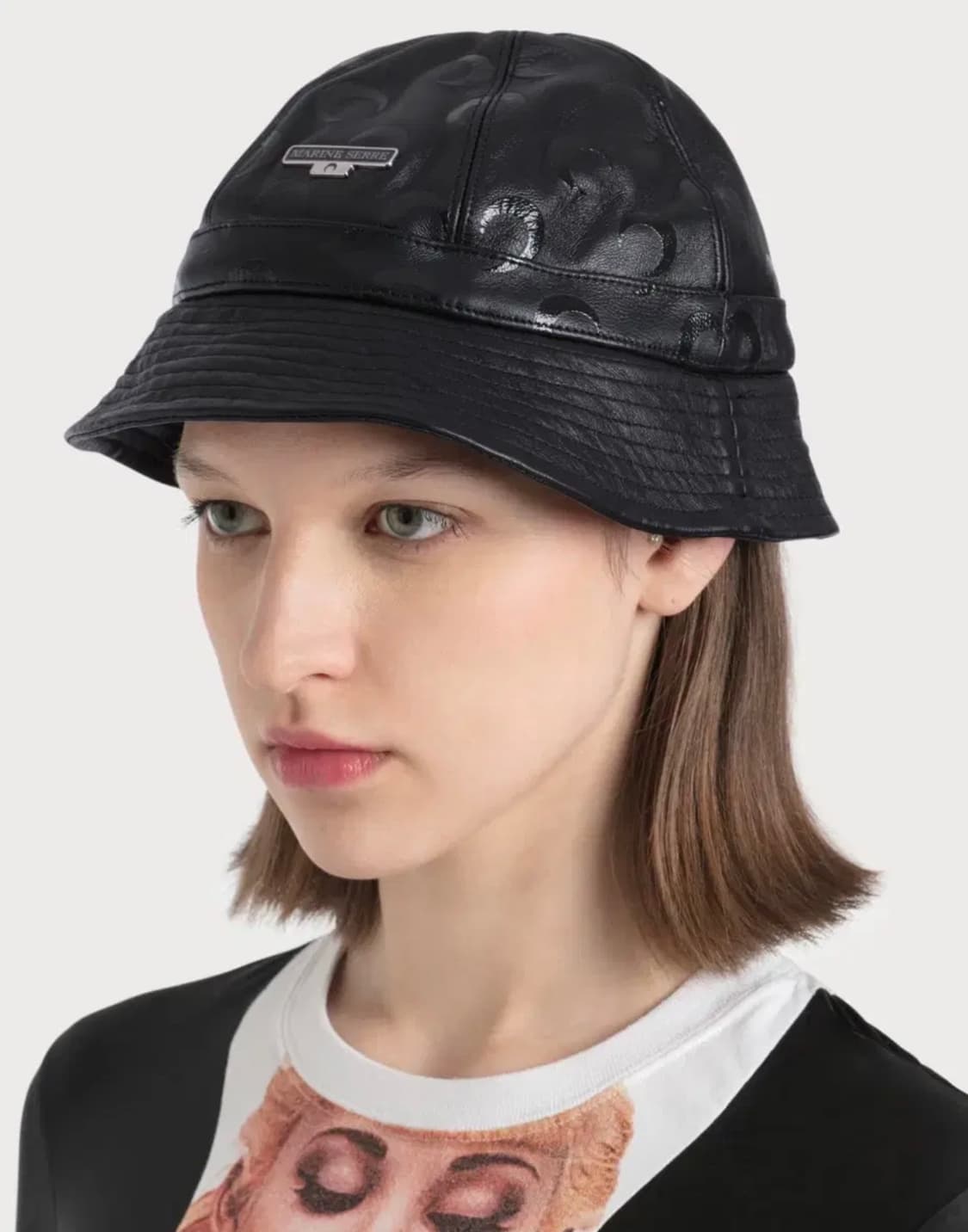  마린세르 가죽 음각로고 버킷햇  size s/m 상품이미지1