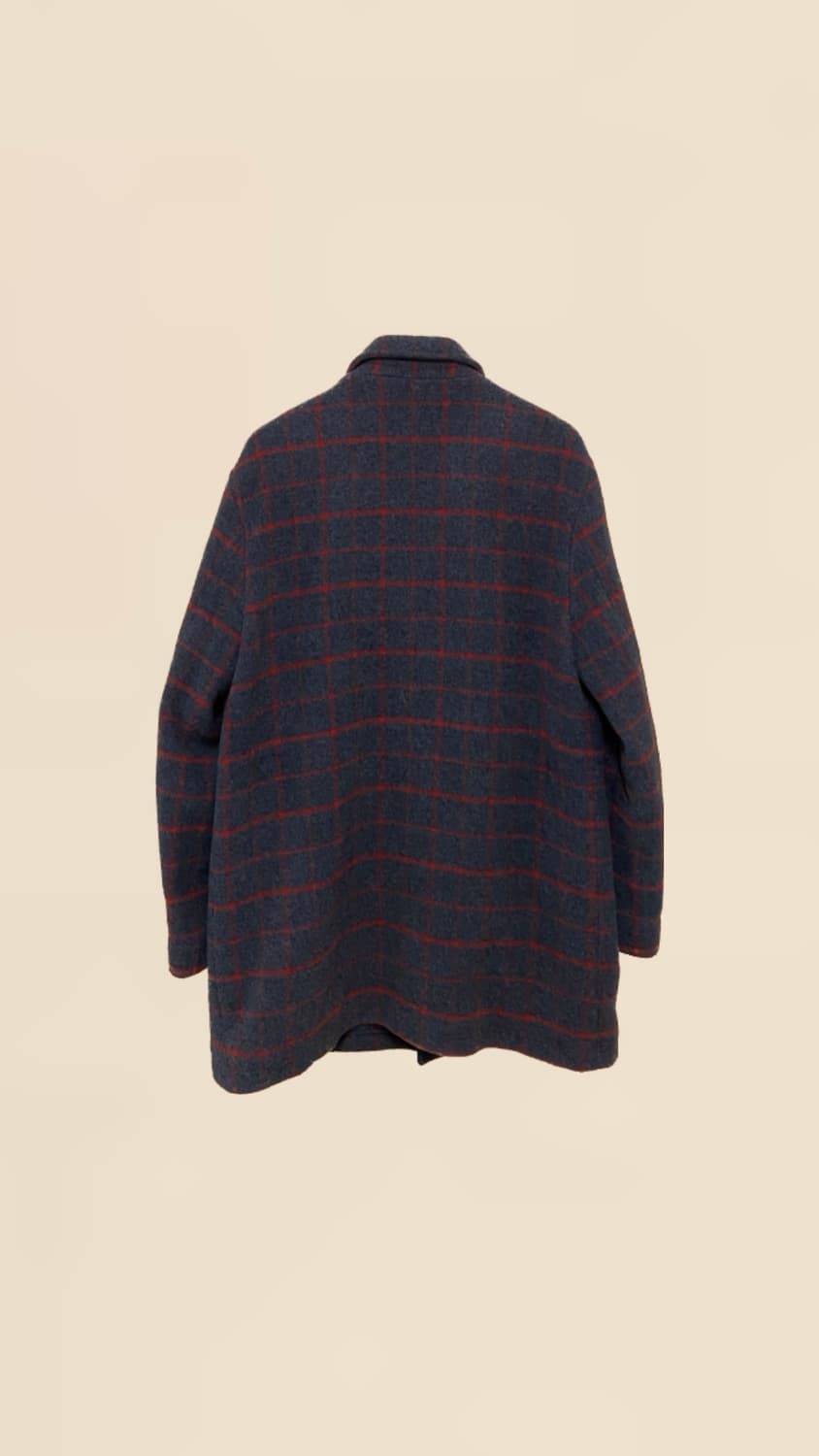 2000's LEVI'S 울 체크 코트 상품이미지4