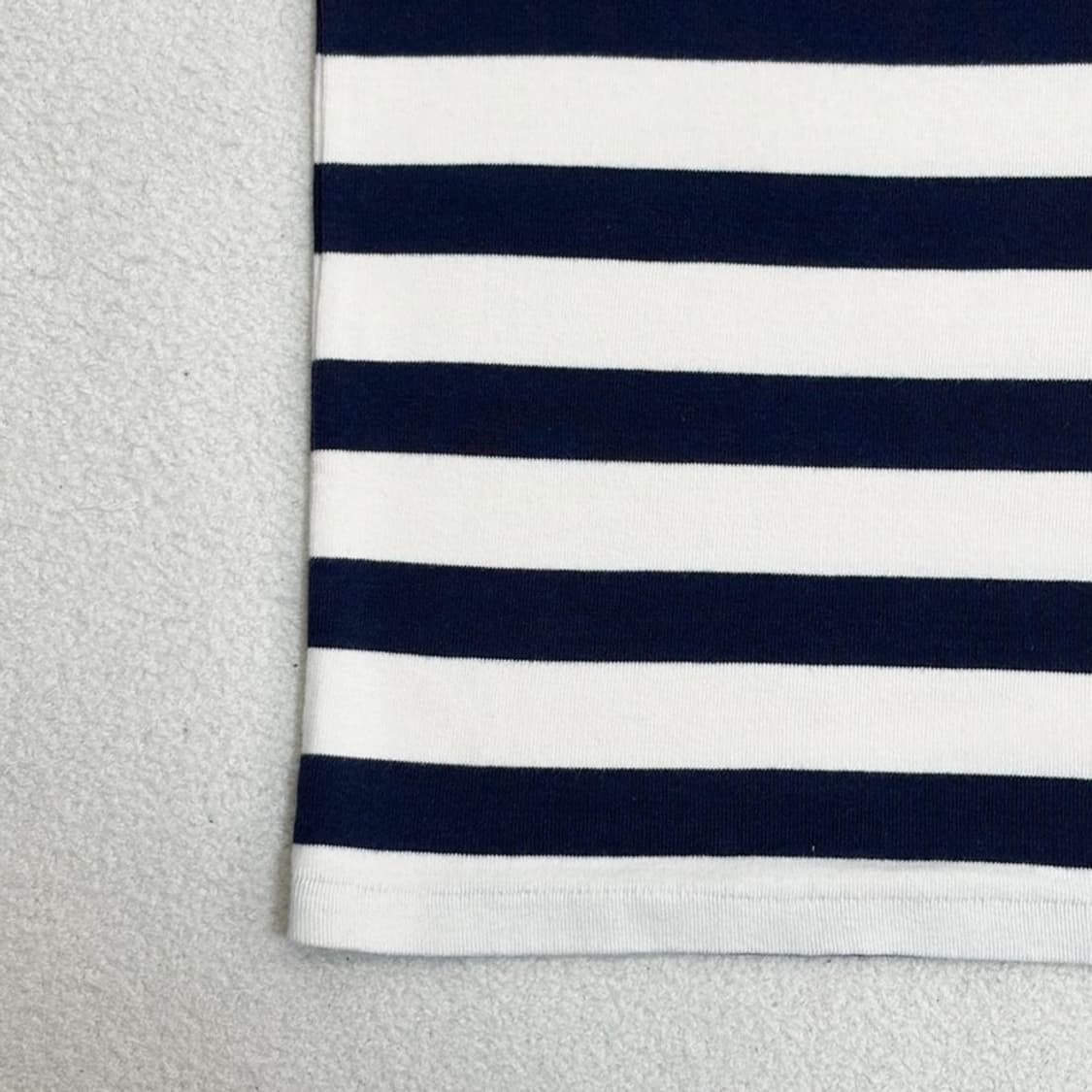 POLO 여성용 스트라이프 크루넥 반팔 티 XS 상품이미지2