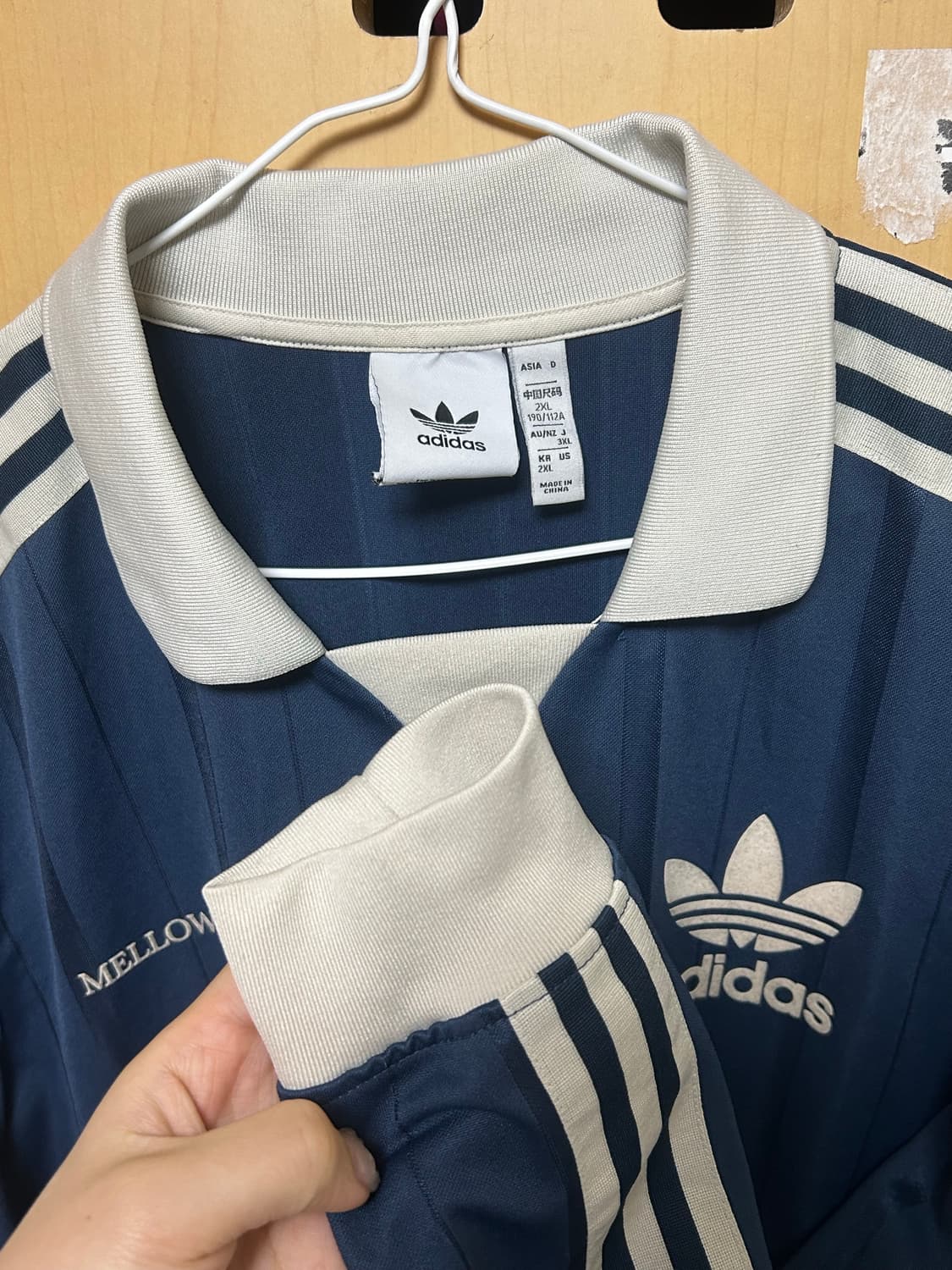 아디다스 MRC 롱슬리브 저지 크루 네이비 2XL 상품이미지4