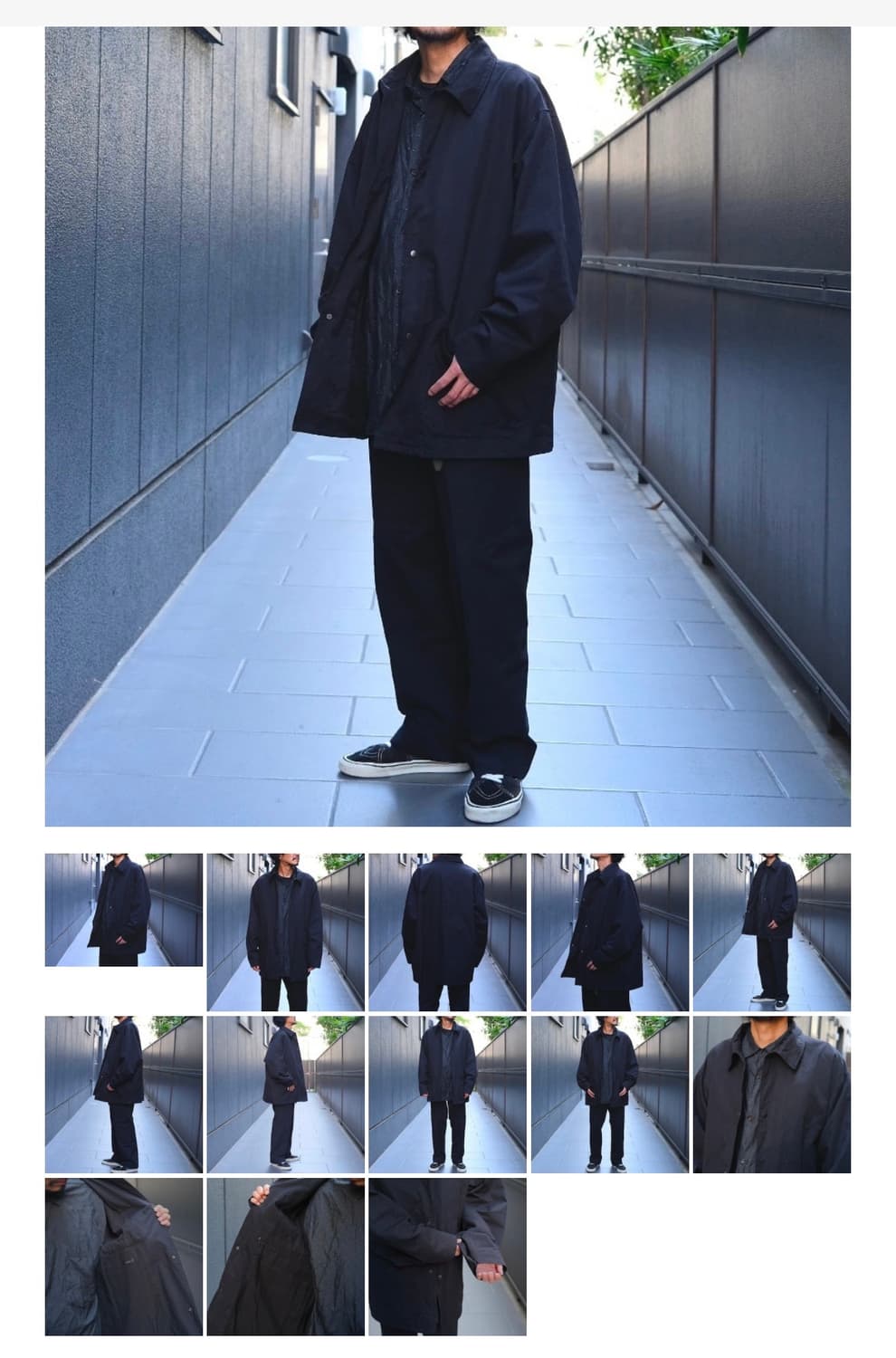 COMOLI 포스트 워크 트윌 자켓 상품이미지1