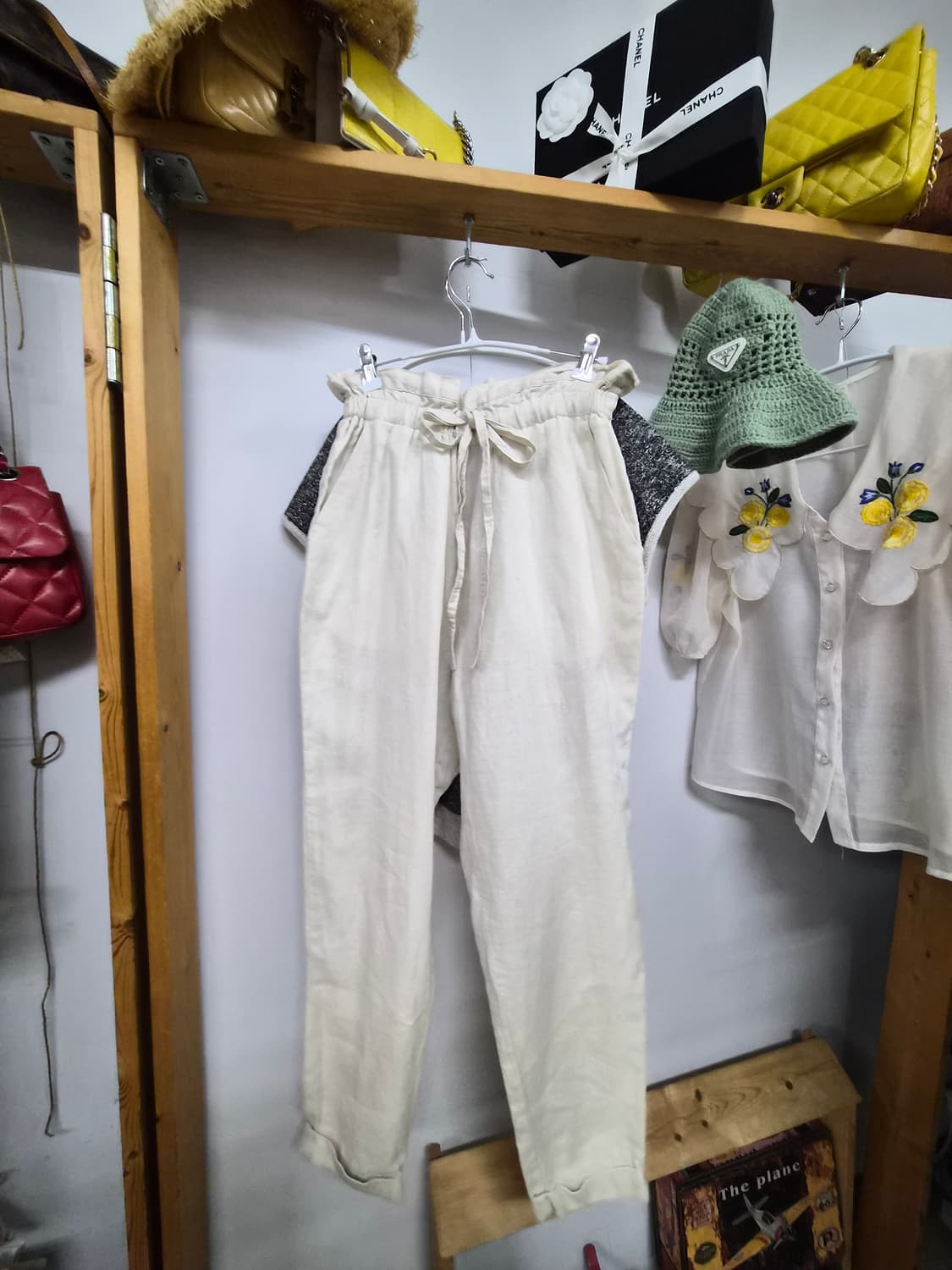 ITRO 비즈티. 도나카란 린넨배기팬츠 상품이미지6