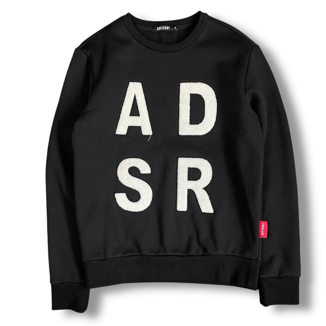 ADVISORY 블랙 기모 맨투맨 스웻셔츠 M 상품이미지1