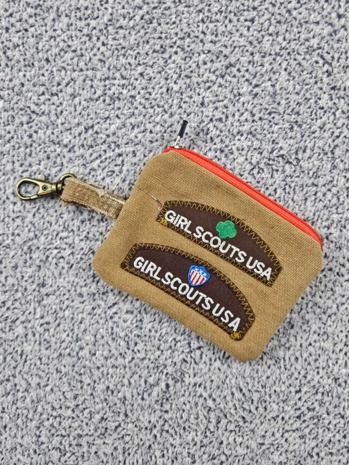 핸드메이드 리워크 커스텀 패치드 키링 월렛 (12X10) / 10725 상품이미지1