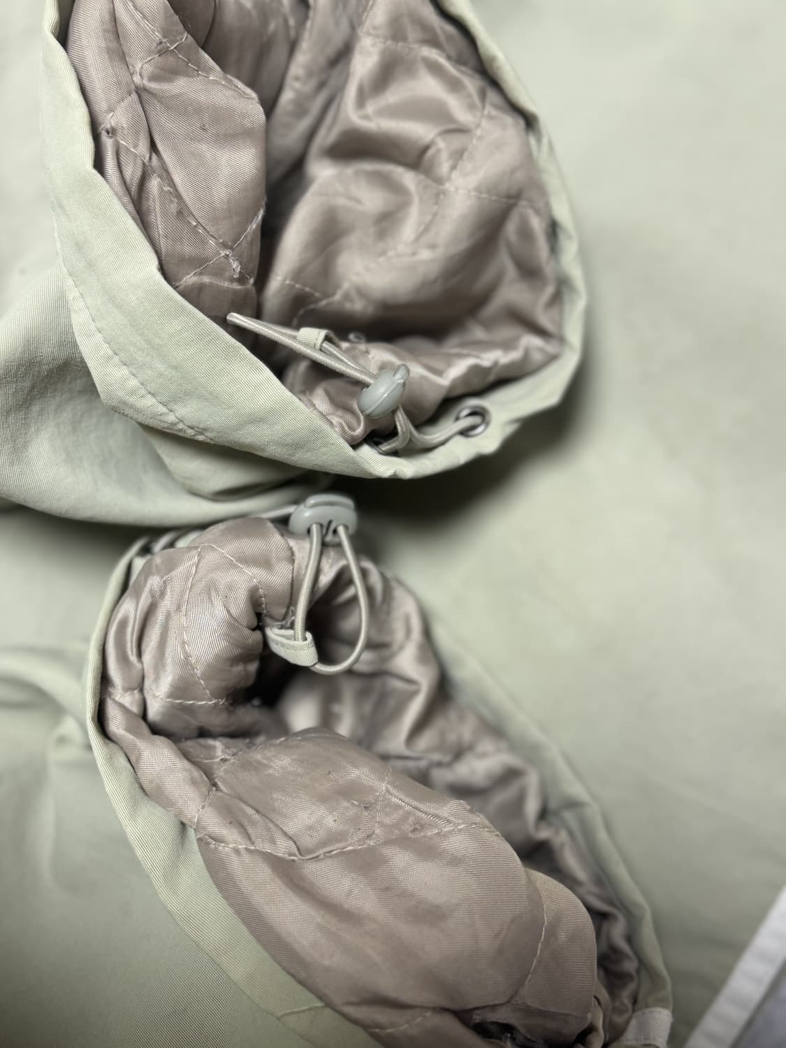 아디다스 삼선 오트밀베이지 트랙팬츠 바람막이 와이드 바지 상품이미지6