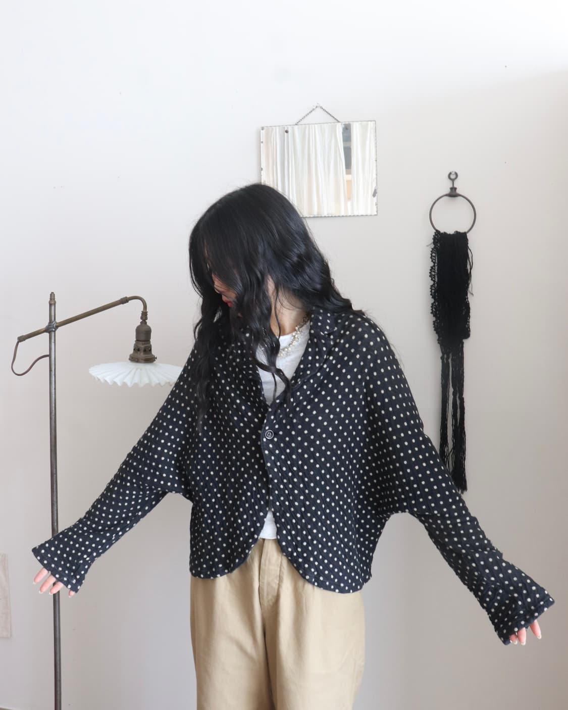[Kapital] Dolman Dot Cardigan Jacket 상품이미지4