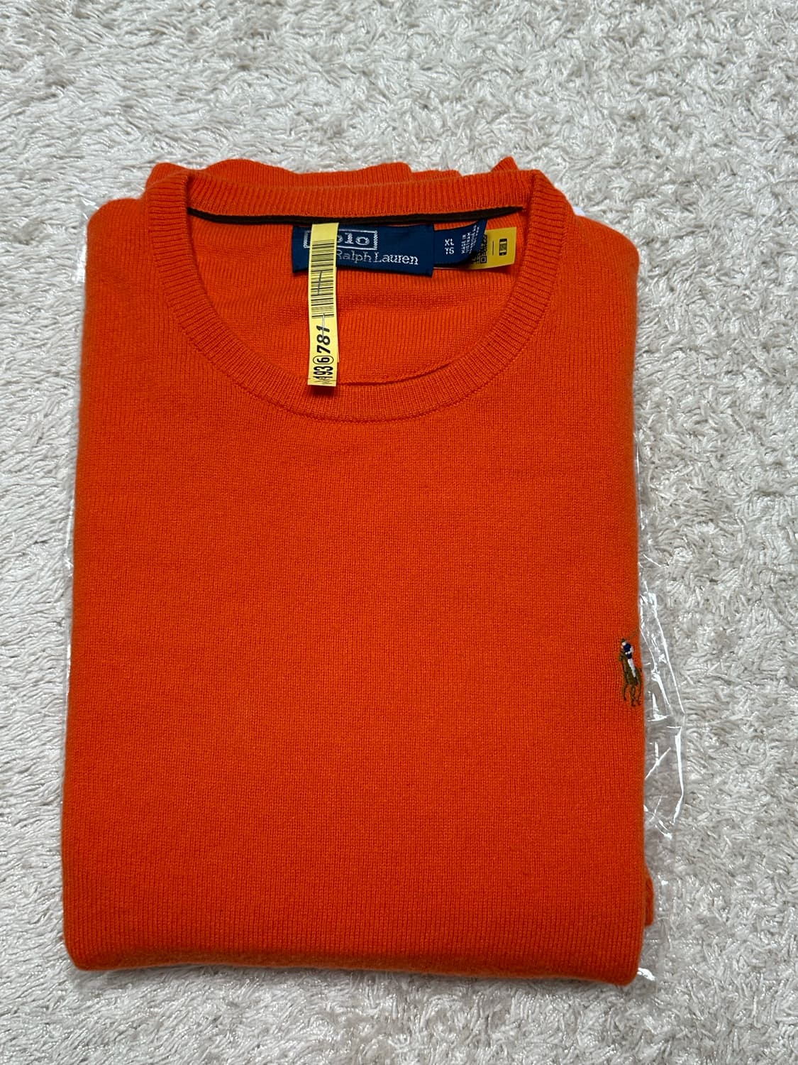 폴로 랄프 로렌 남성 울 크루넥 스웨터 XL 상품이미지2