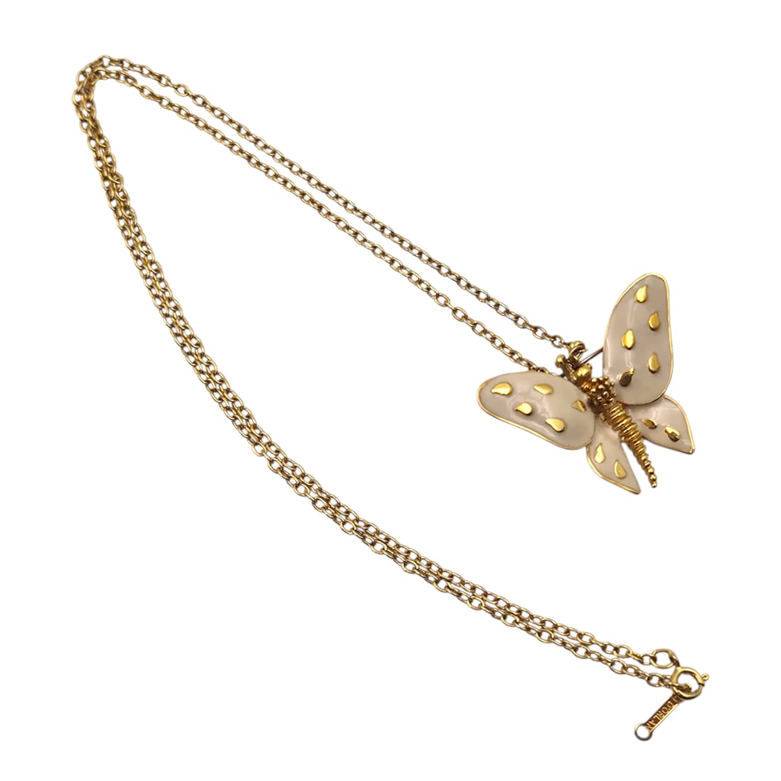 80s 캐나다 도란 나비 요정 브로치 목걸이 상품이미지2