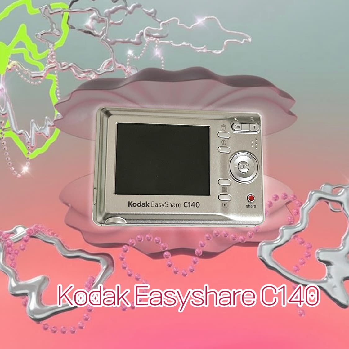 풀셋!) Kodak EasyShare 코닥 이지쉐어 C140 실버 상품이미지3