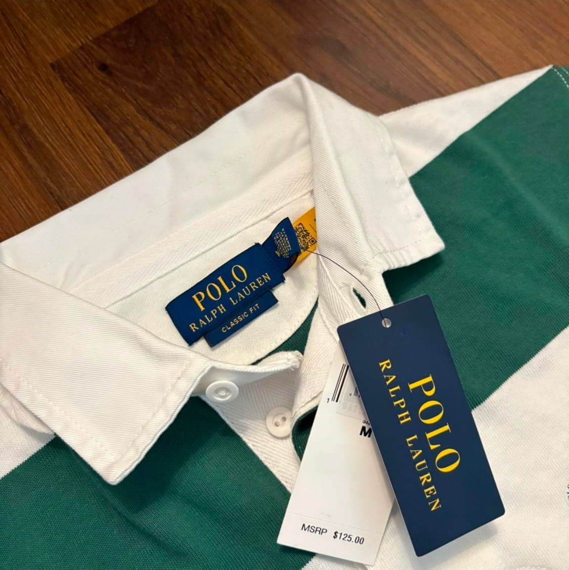 폴로 랄프로렌 클래식핏 반팔 럭비티셔츠 M사이즈 상품이미지2