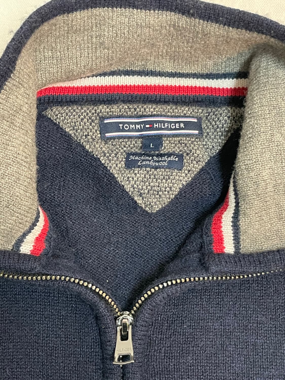 타미힐피거 니트 집업 상품이미지5