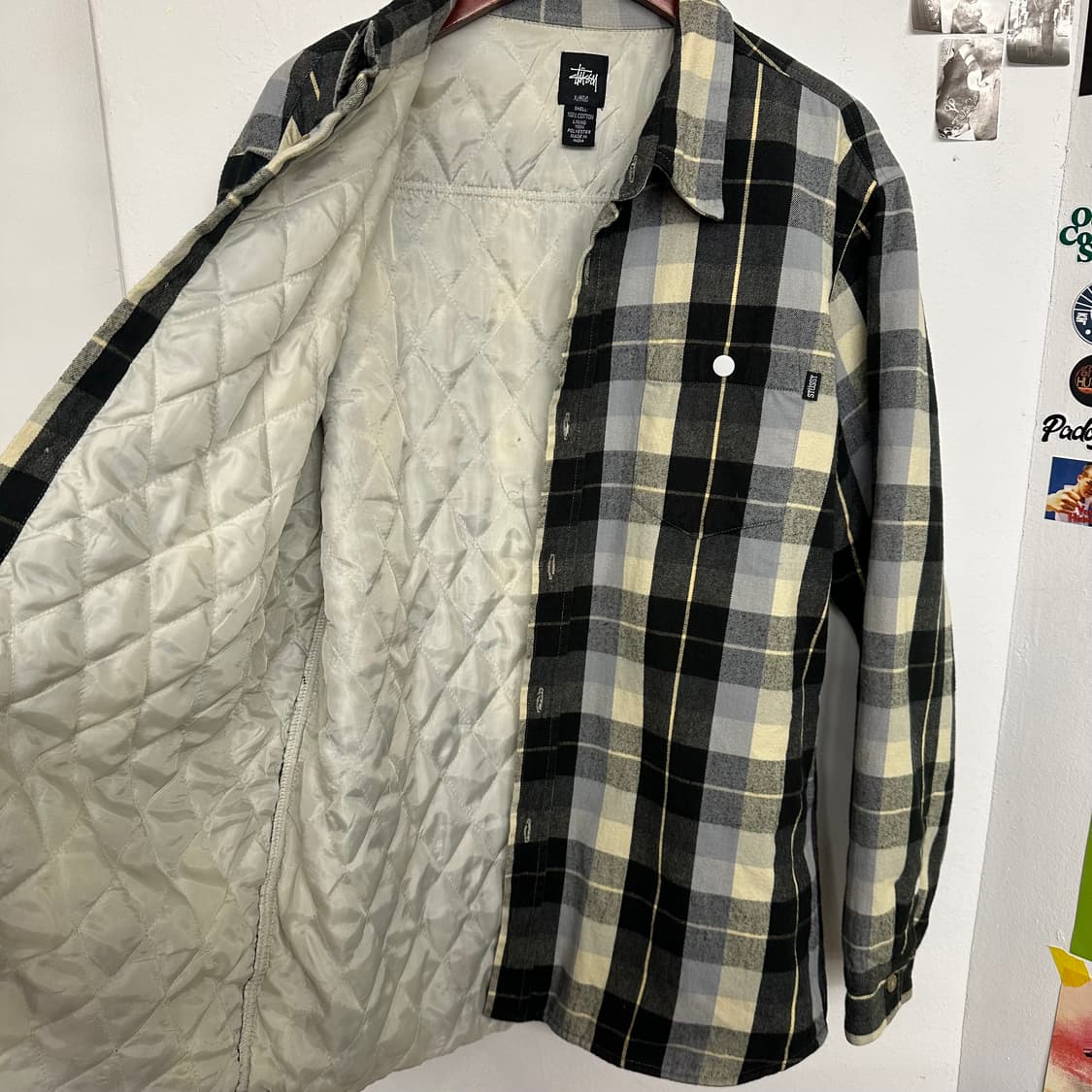 스투시 패디드 플레이드 셔츠 상품이미지8