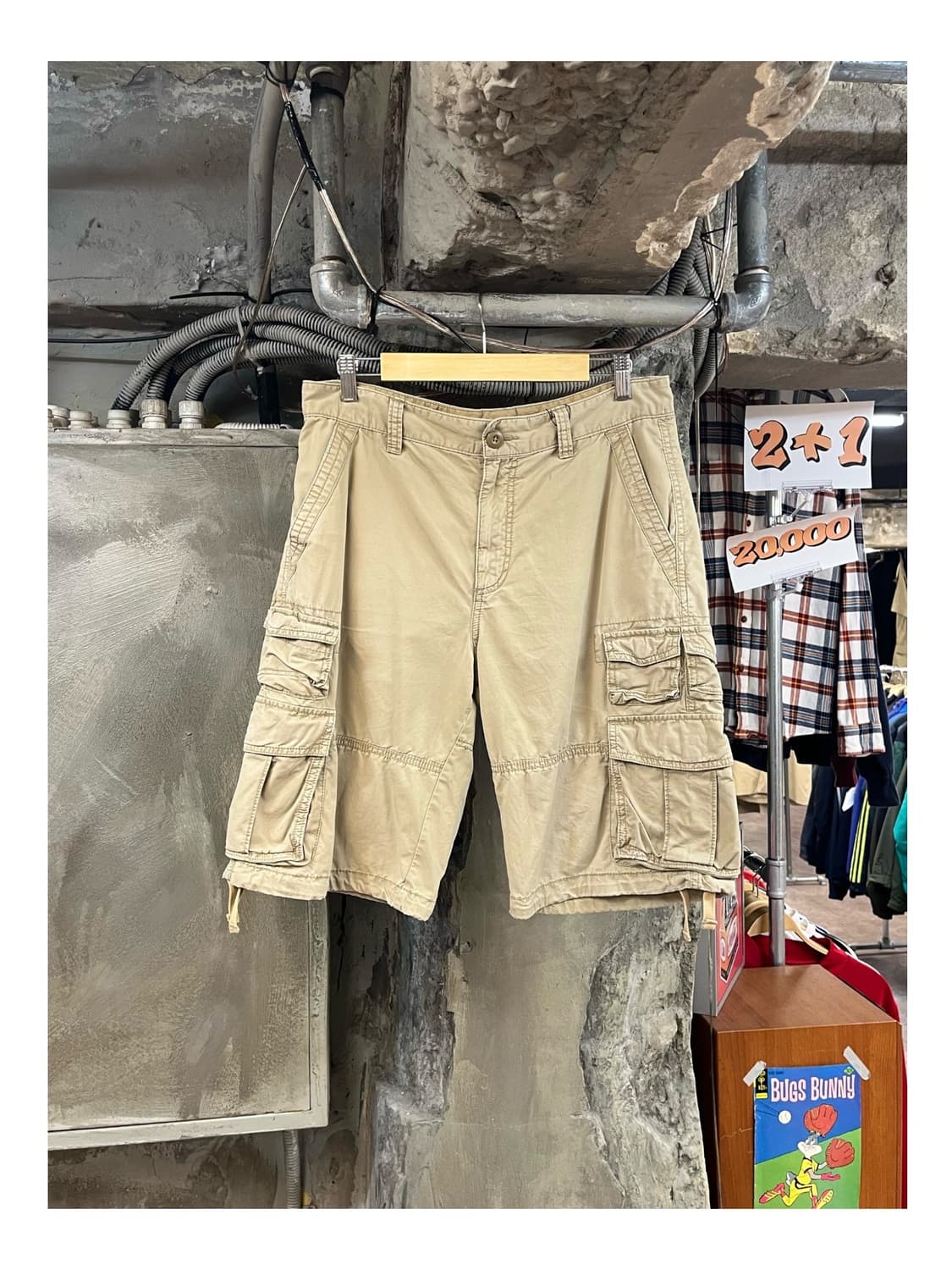 올드네이비 카고 하프 팬츠 베이지 32 #csz3433 상품이미지1