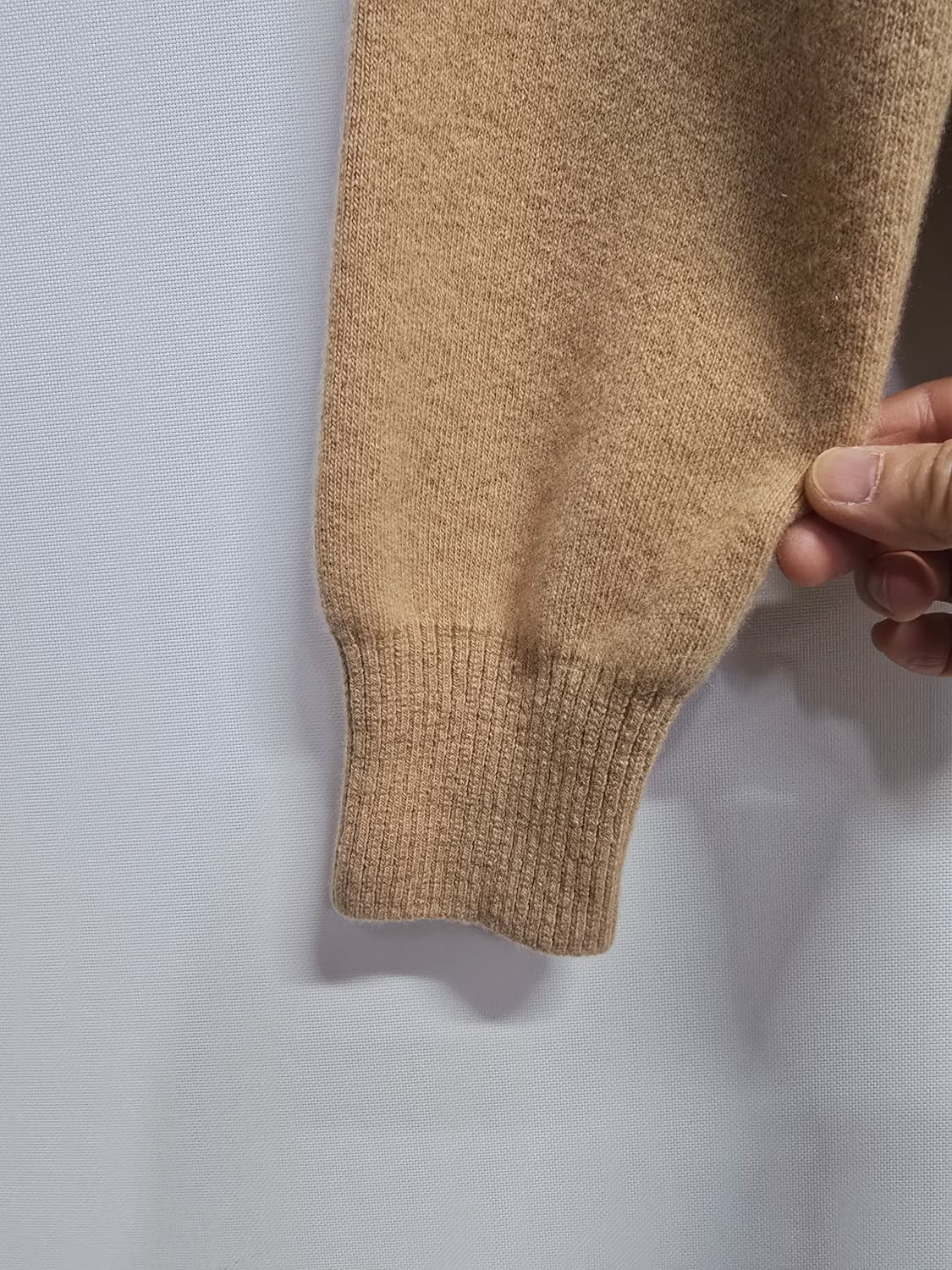 moondal 베이지색 캐시미어 니트 스웨터 상품이미지4