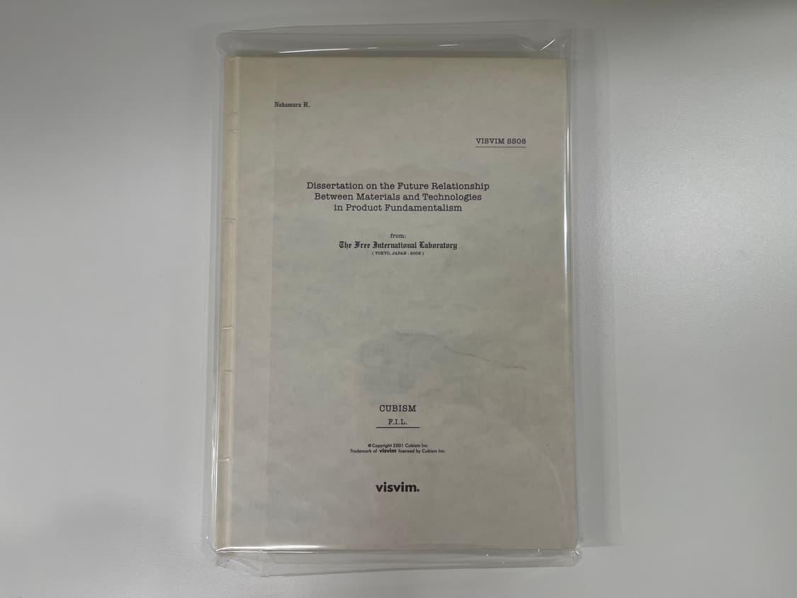 비즈빔 SS08 디자인 아카이브 룩북 visvim 상품이미지1