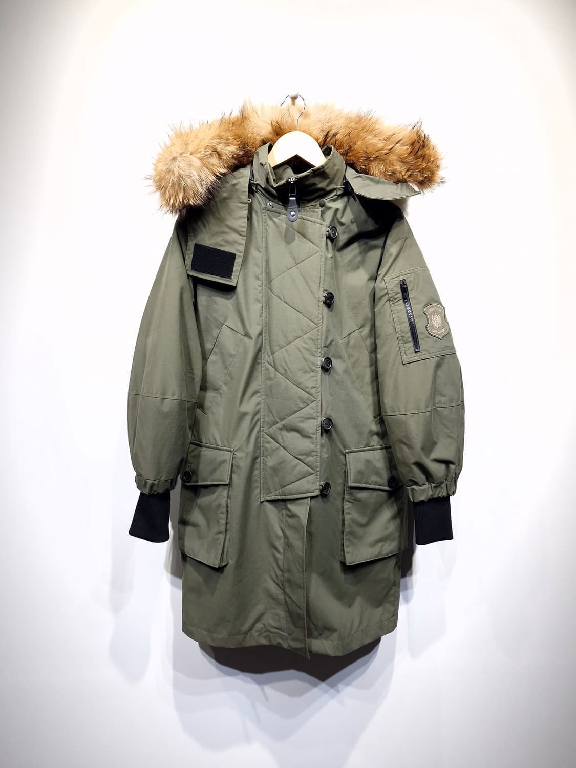 프론트로우x로우클래식 밀리터리 구스다운 파카 상품이미지3