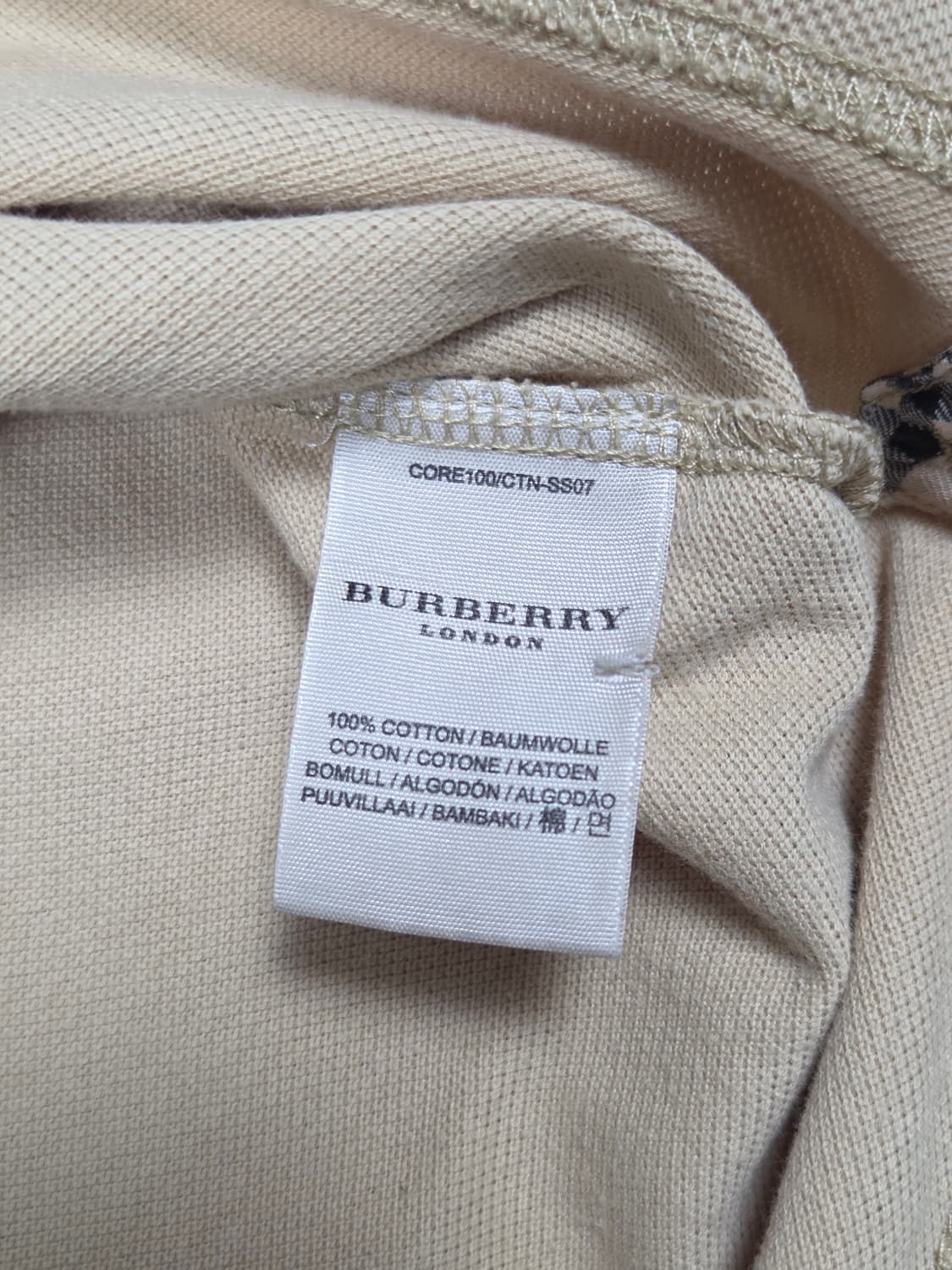 [버버리] 런던 노바체크 플래킷 포켓 피케 반팔 셔츠 | S00136 상품이미지4